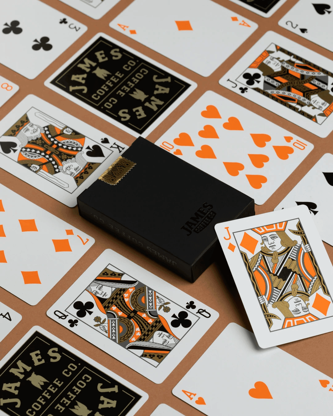 James Coffee Playing Cards - Premium Poker Cards for Magic Tricks, Card Games & Collectibles - Perfect for Poker Nights, Gifts & Cardistry Enthusiasts