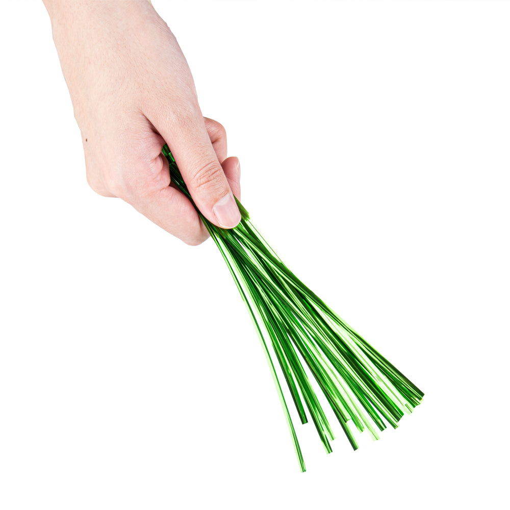 Green Metallic Twist Ties for Bags - 500 Count Box | Secure & Organize Food, Produce, and Packaging | Perfect for Kitchen, Grocery, and Storage Use