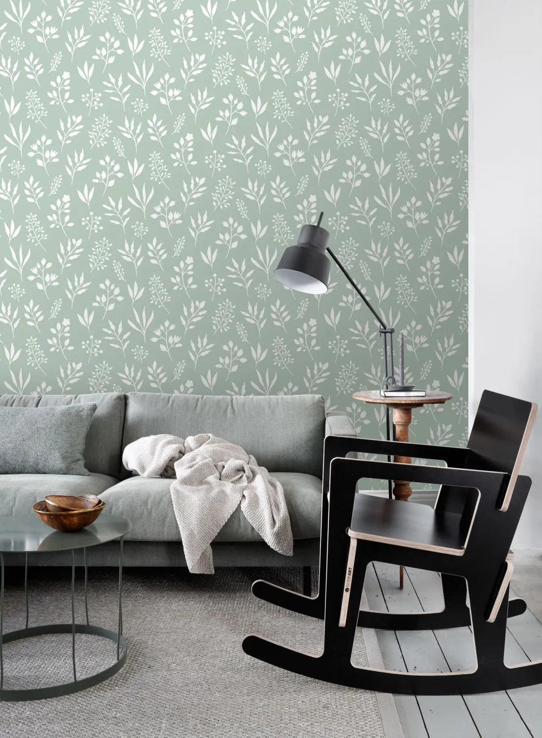 Scandi Cool Greenery - Modern Scandinavian Style Artificial Plants for Home & Office Decor - Perfect for Living Room, Bedroom, and Workspace