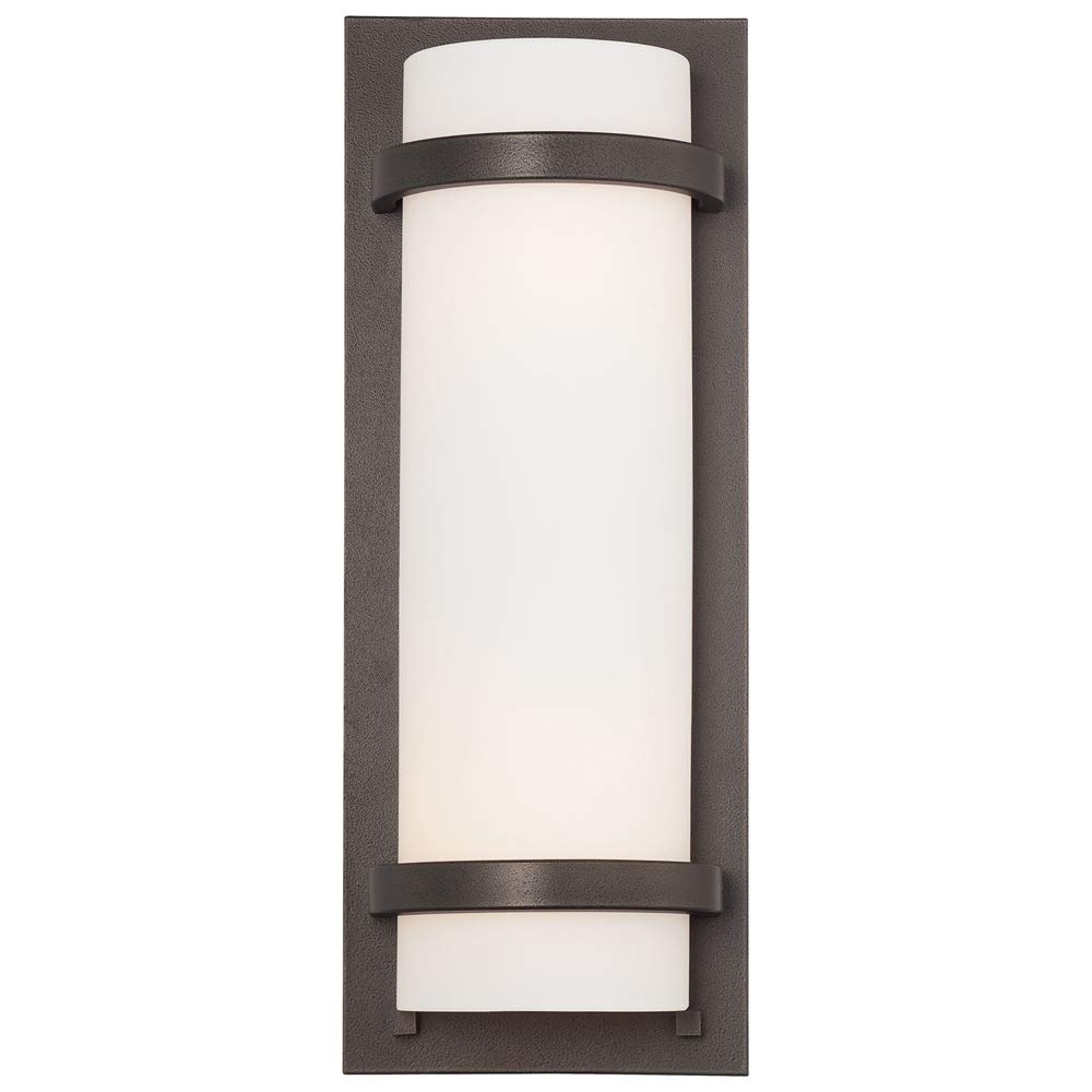 Minka Lavery 341-172 Transitional Two Light Wall Sconce - Bronze/Dark Finish - Indoor Lighting for Living Room, Bedroom & Hallway - UPC 747396082219