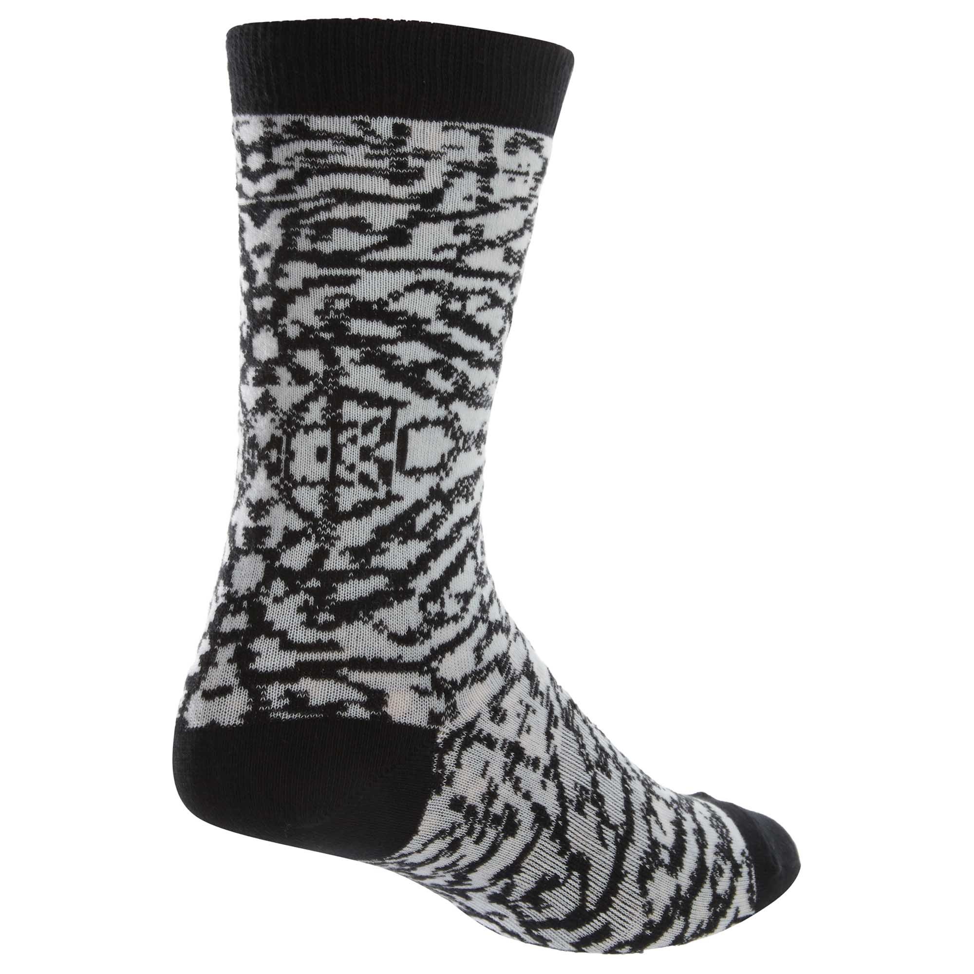 Jordan Seasonal Print Crew Socks for Men - 724930 - Comfortable Athletic Socks for Basketball, Running & Casual Wear