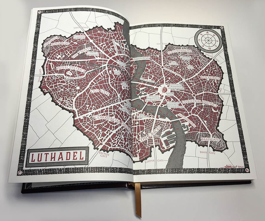 Mistborn Leatherbound Hardcover Book - Premium Fantasy Novel by Brandon Sanderson - Perfect for Collectors & Gift Giving