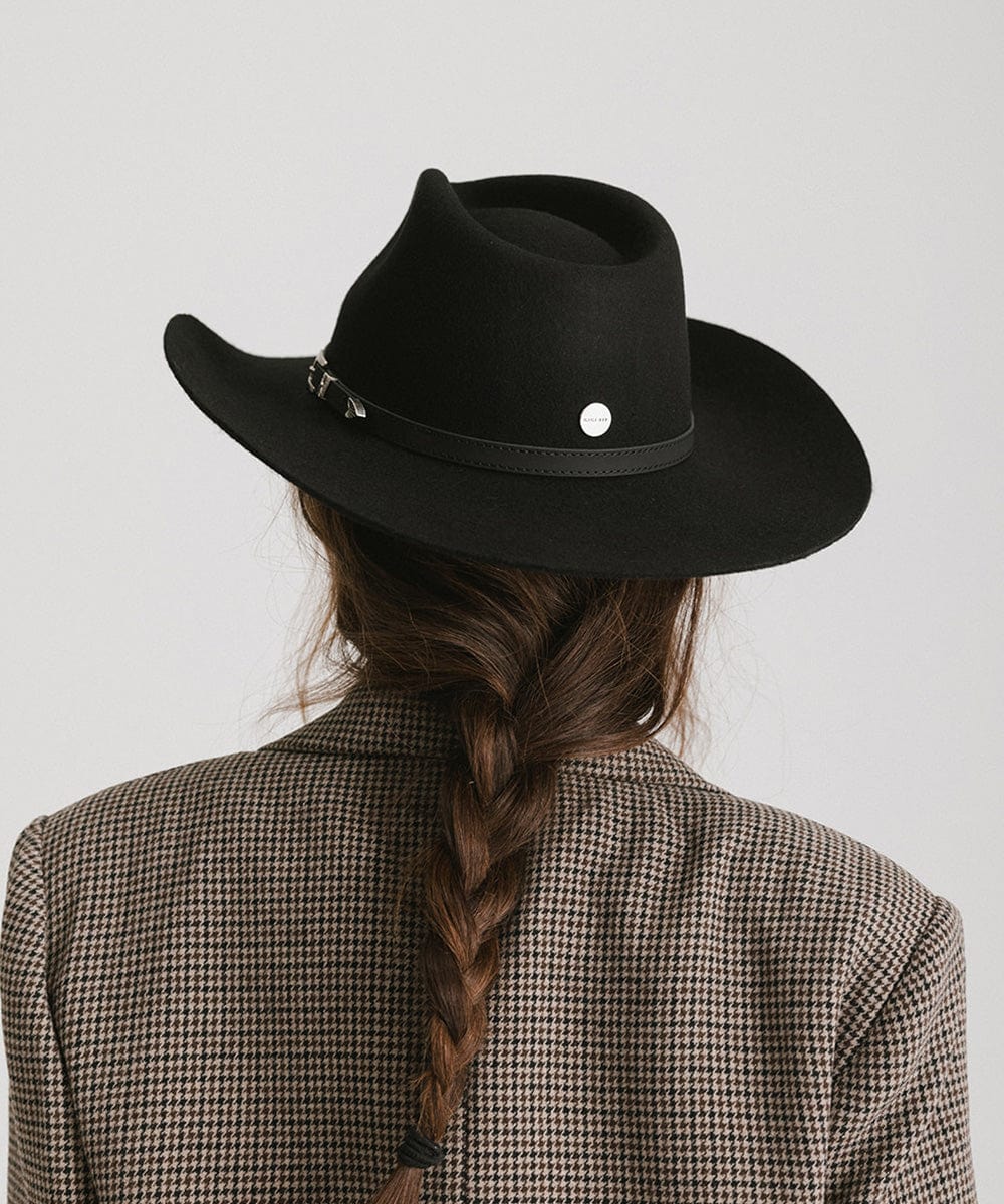Dean Rancher Cowboy Hat for Men - Genuine Leather Western Cowboy Hat with Adjustable Chin Strap - Perfect for Rodeo, Horse Riding, and Outdoor Adventures