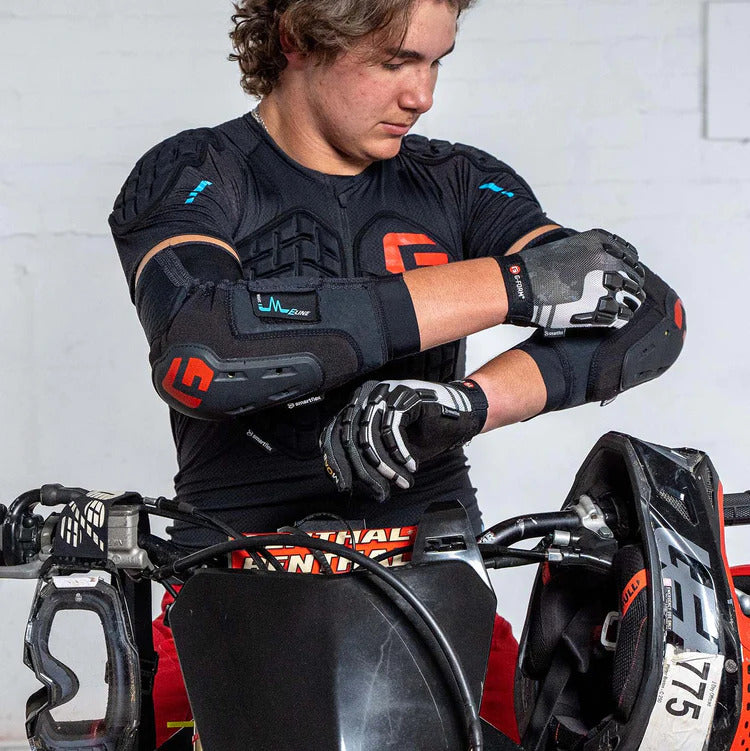 G Form E Line Elbow Guards - Protective Elbow Pads for Skateboarding, BMX & Mountain Biking - Lightweight & Durable Impact Protection for Sports & Outdoor Activities