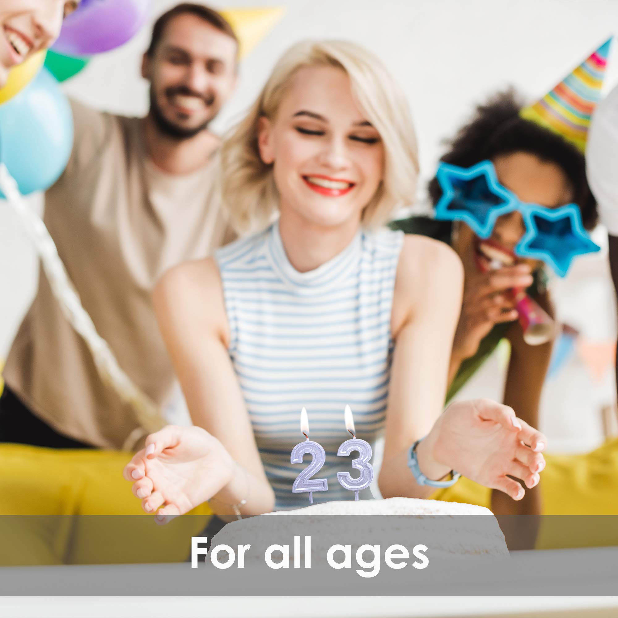 Gold Number 0 Birthday Candle on Stick - Elegant Zero Candle for Cake Topper | Perfect for Birthday, Anniversary & Wedding Celebrations | Party Decorations & Special Occasions