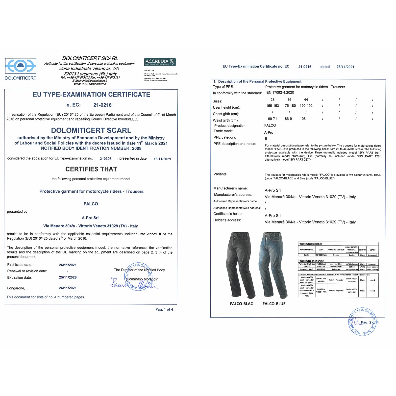 CE Armored Motorcycle Jeans for Cruiser & Scooter Riders - Denim Blue Quad Pants Size 28 - Protective Riding Gear for Urban Commuting & Long-Distance Tours