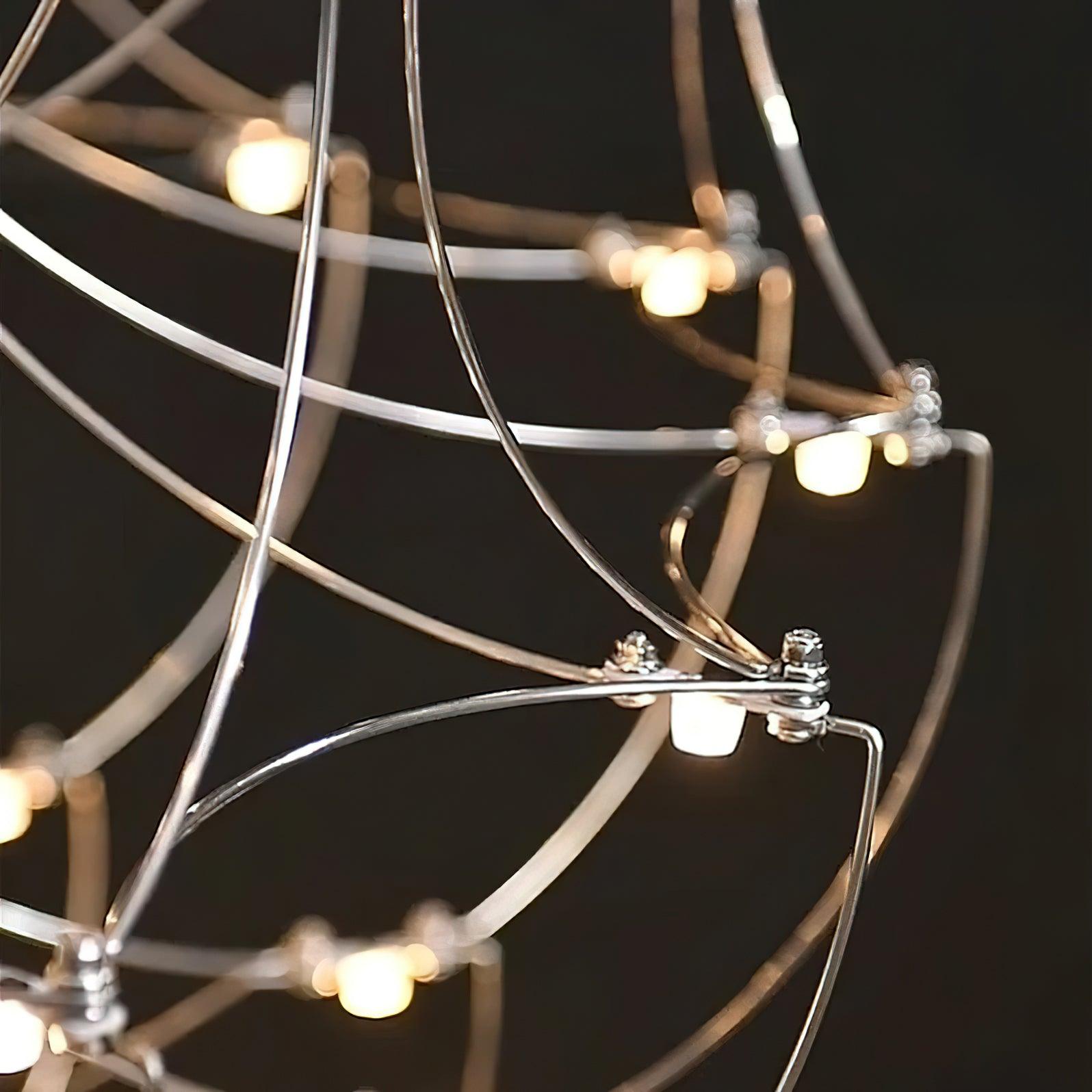 Amos Light Group Chandelier - Modern Crystal Ceiling Light Fixture for Dining Room, Living Room & Bedroom | Elegant Lighting Decor for Home & Office