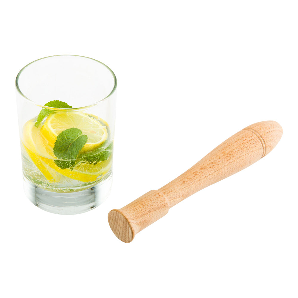 Premium Bar Lux Natural Wood Cocktail Muddler - 7.5 Inch Handcrafted Bar Tool for Mojitos, Old Fashioned & Mixing Drinks - Perfect for Home Bars & Professional Bartenders
