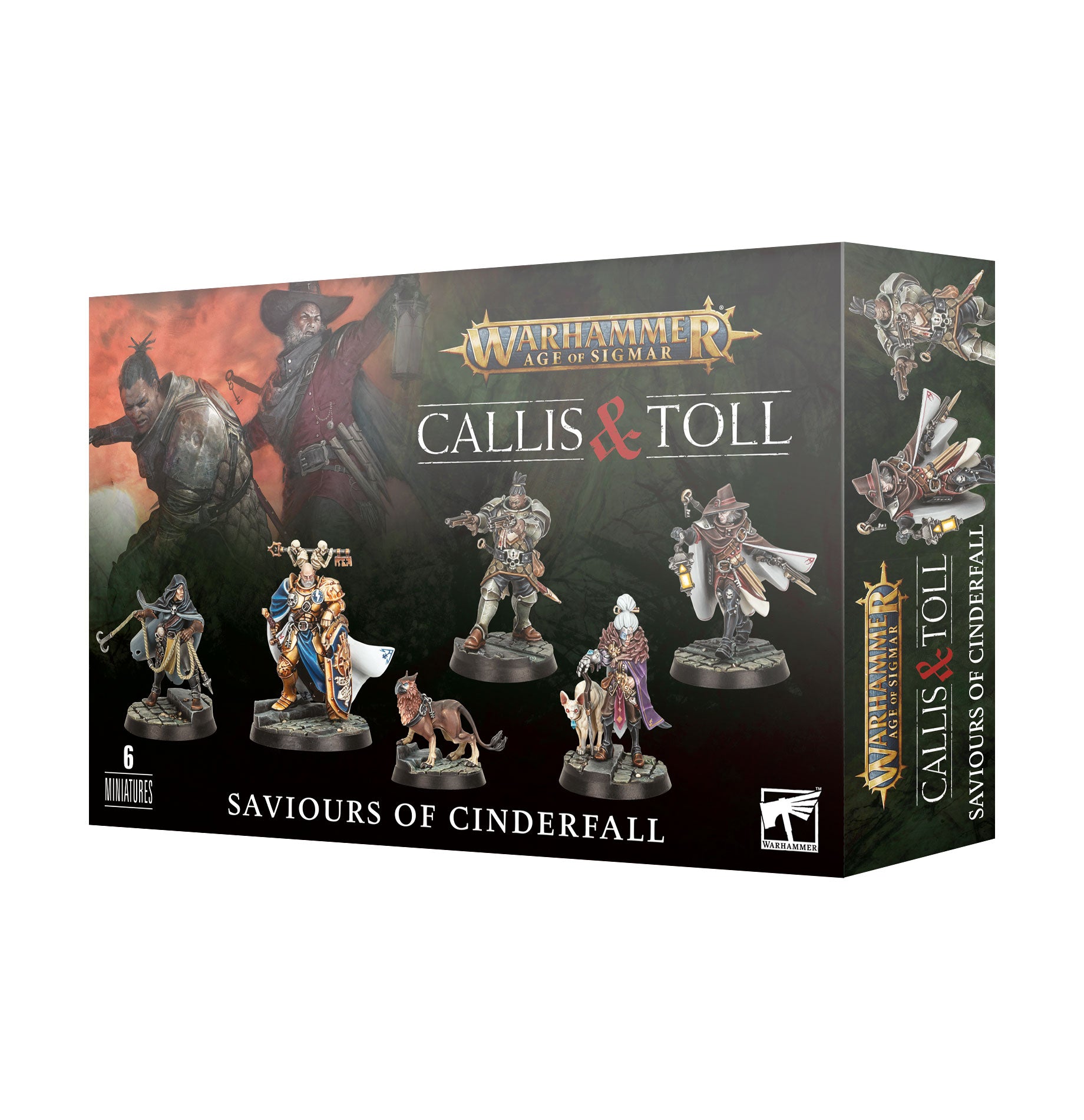 Age of Sigmar Callis and Toll Saviours of Cinderfall - Warhammer Miniature Set for Tabletop Gaming & Collectors