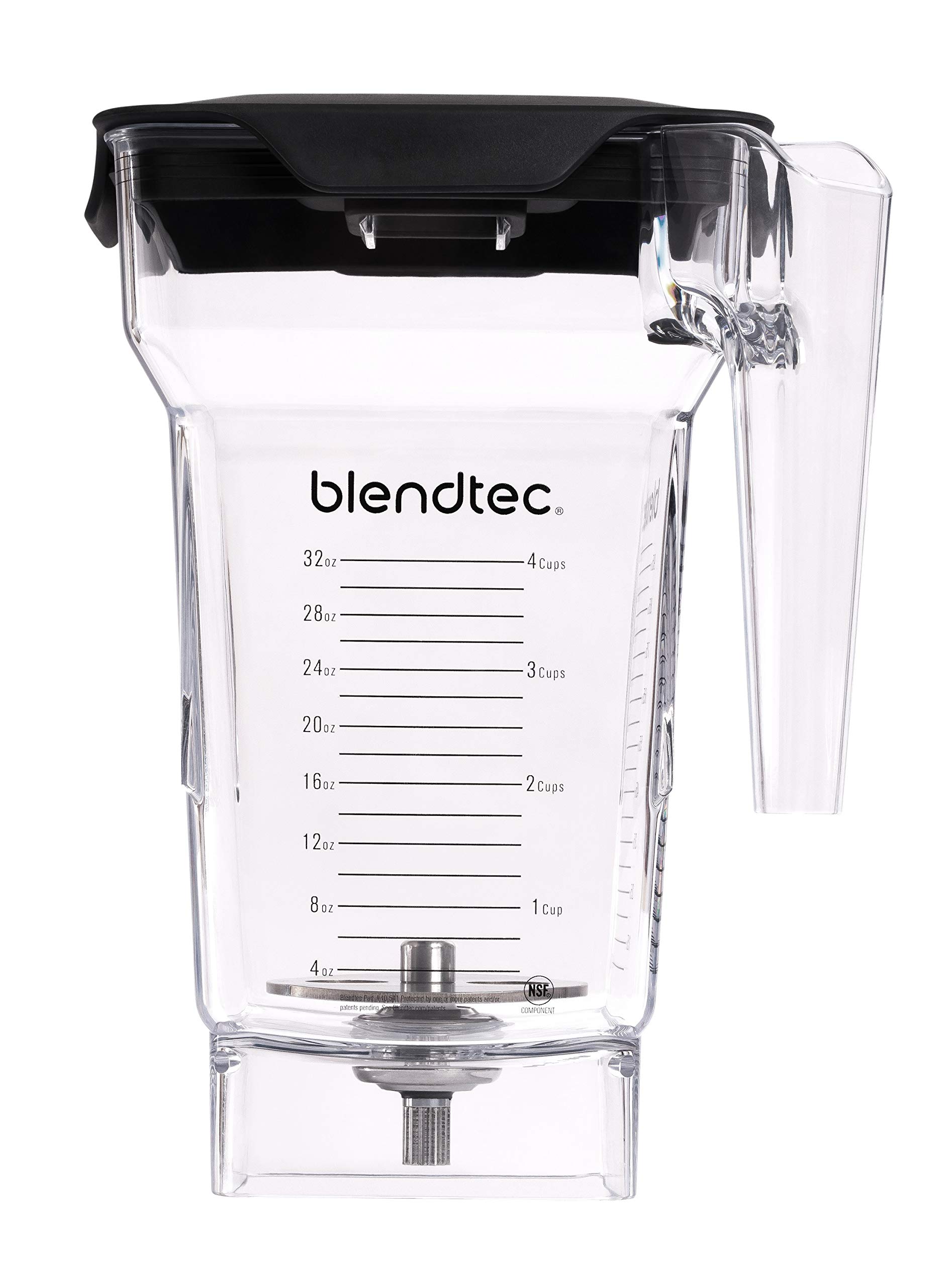 Blendtec 406-611-60 Frothing Jar - 2 Quart Clear Blender Pitcher for Milk Frothing, Coffee, Lattes & Smoothies - Perfect for Home Baristas & Coffee Shops