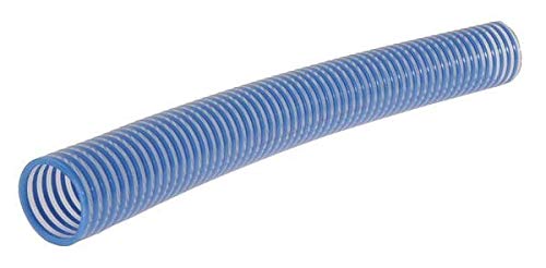 1-1/2 Inch ID x 100 Ft Water Suction Hose - Heavy Duty Industrial & Agricultural Use for Pumps, Draining, Irrigation & Liquid Transfer