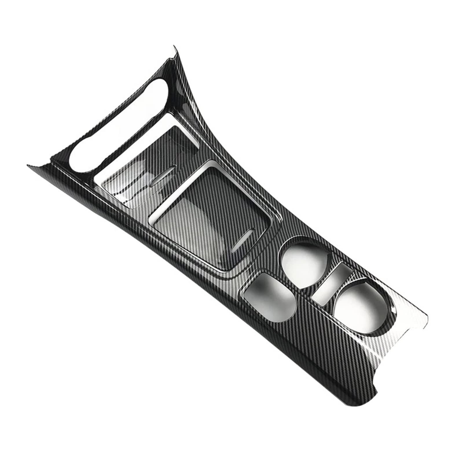 3Pcs Carbon Fiber Car Interior Stickers for Mercedes Benz CLA GLA A Class 2013-2018 - Gear Shift & Cup Holder Panel Cover Trim - Durable & Stylish Upgrade for Car Interior Accessories - Perfect for Customization & Protection