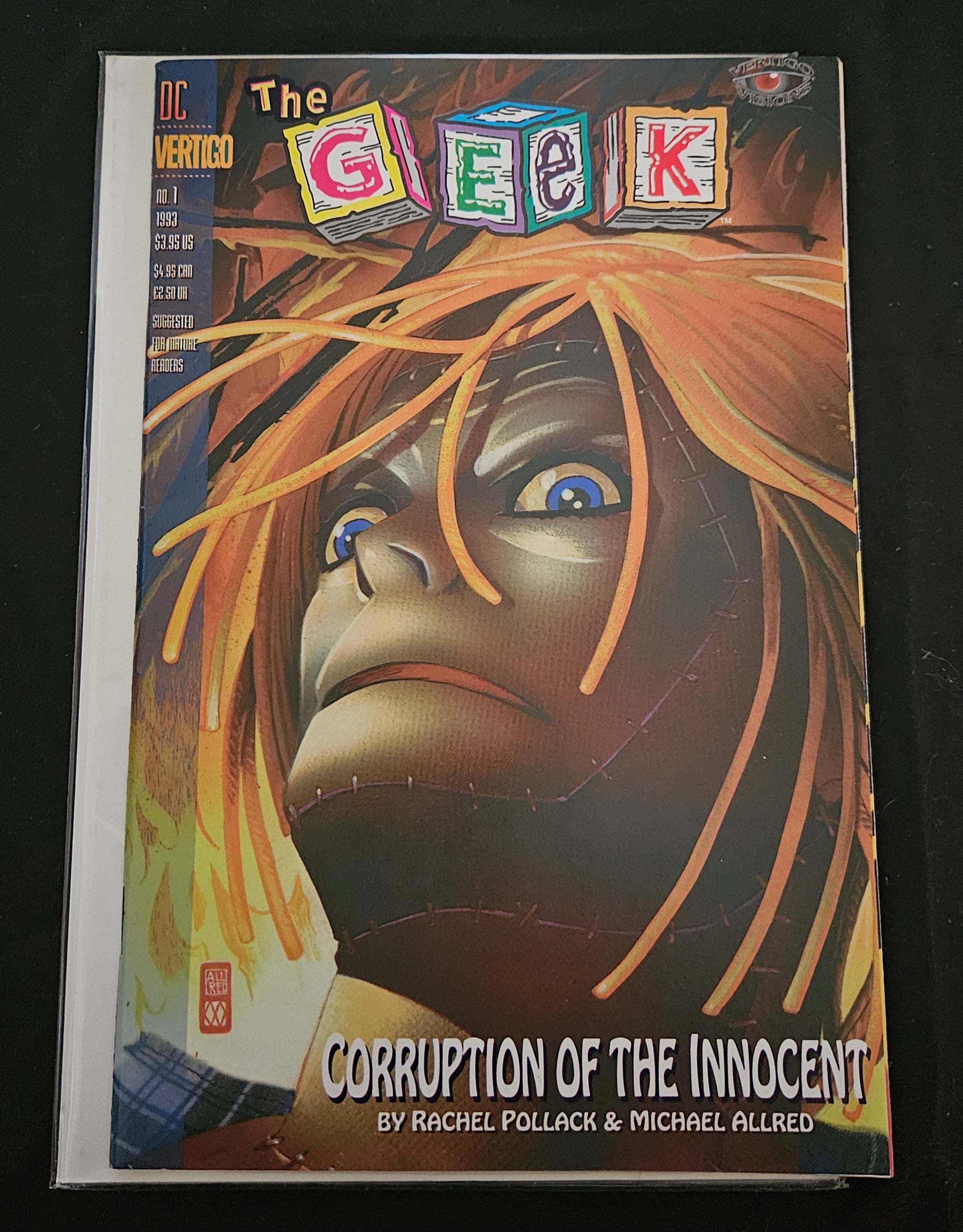 The Geek #1: Corruption of the Innocent - DC Vertigo Graphic Novel (1993) | Mature Readers | Comic Book Collection & Gift for DC Fans