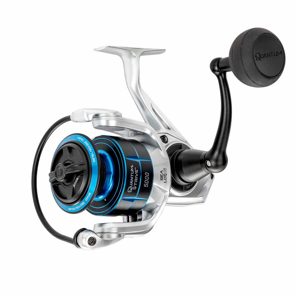 Quantum Strive Spinning Reel - Lightweight Saltwater Fishing Reel with Smooth Drag System | Perfect for Surf Fishing, Pier Fishing & Offshore Angling