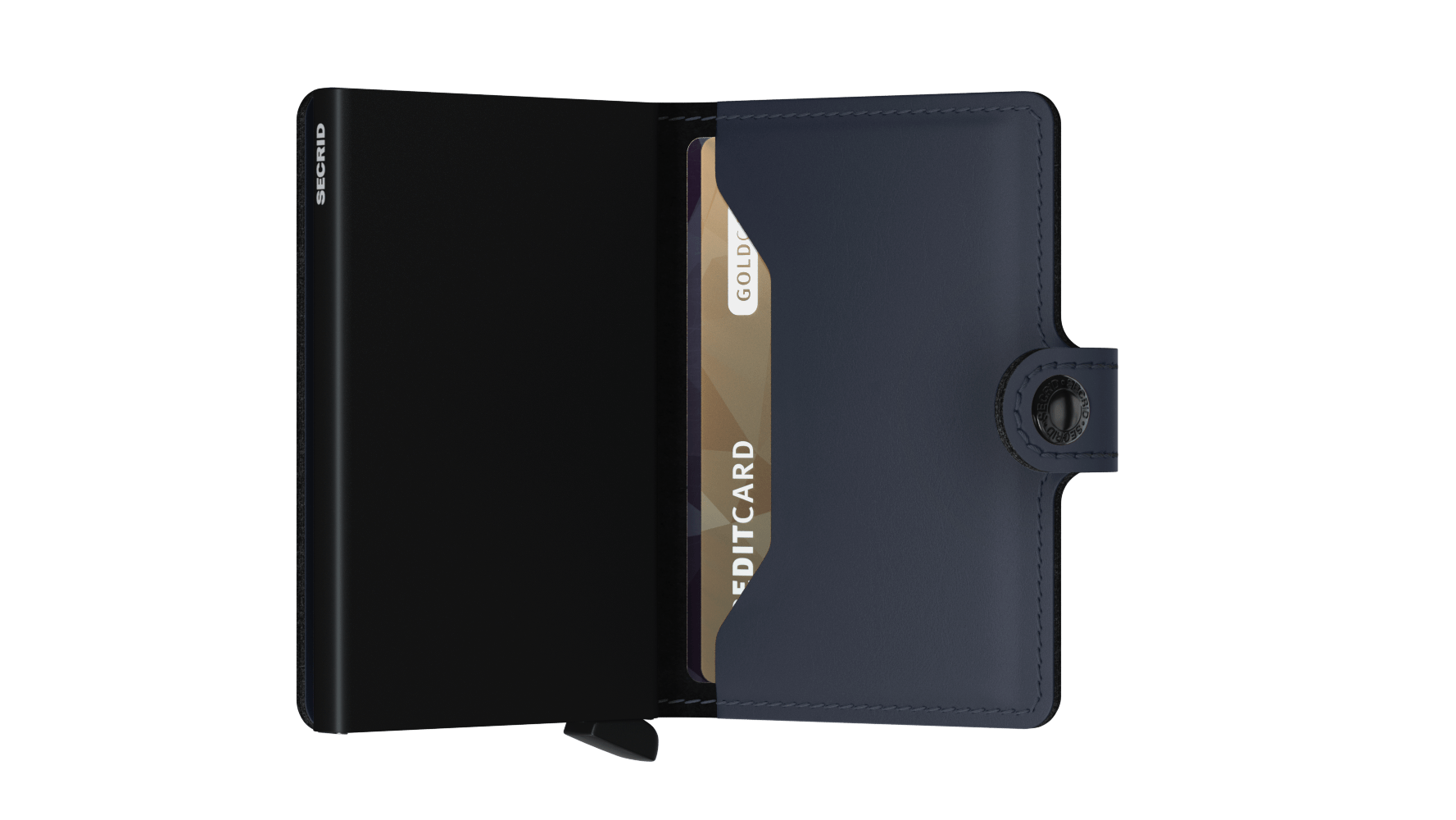 SECRID Miniwallet Matte - Slim RFID Blocking Leather Wallet for Men & Women | Perfect for Travel, Business & Everyday Use