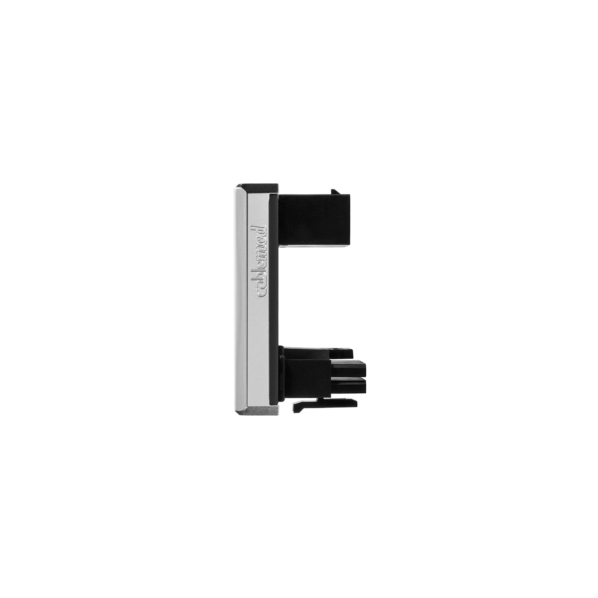 CableMod 12VHPWR 180 Degree Angled Adapter - Variant B (Silver) | GPU Power Connector for NVIDIA RTX 4090/4080/4070 | Perfect for PC Gaming & Workstation Builds