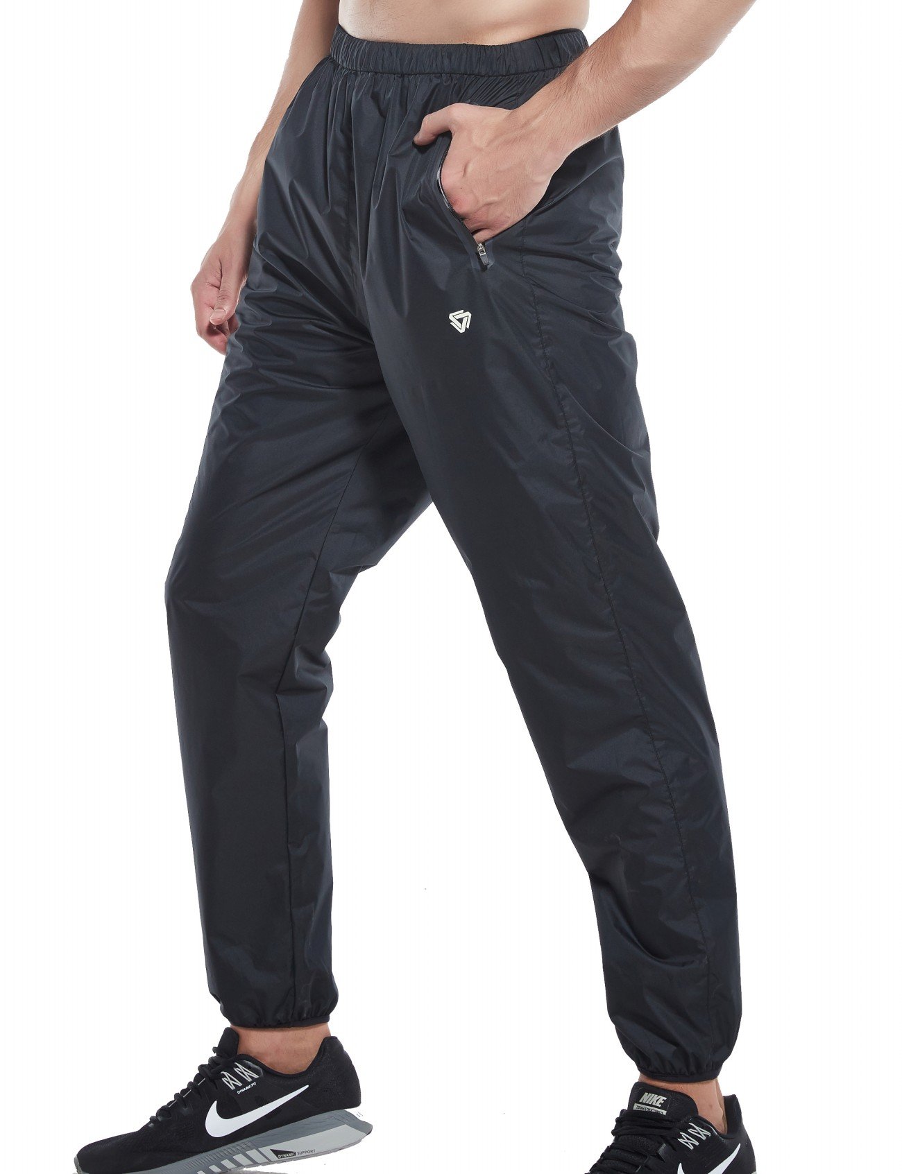 Men's Sauna Suit for Weight Loss & Fitness - Zippered Sweat Hoodie & Pants Set for Outdoor Sports, Running, Gym Workouts - Thermal Long Sleeve Jacket for Detox & Sweat Training