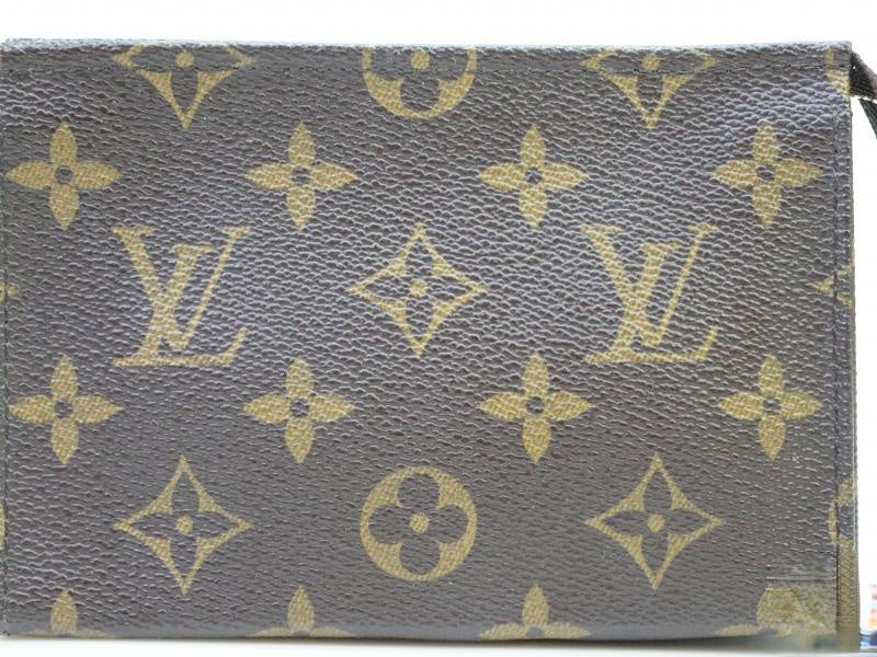 Authentic Pre-Owned Louis Vuitton Monogram Poche Toilette Cosmetic Case PM Bag M47546 - Vintage Luxury Makeup Pouch for Women, Perfect for Travel & Everyday Essentials
