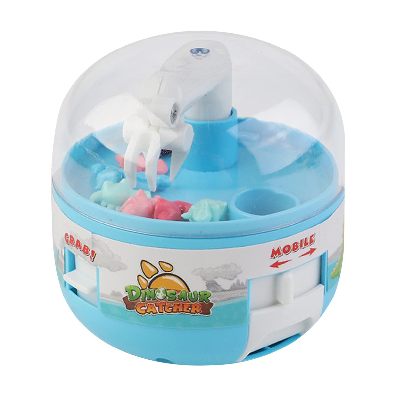 Mini Dinosaur Claw Game Machine - Handheld Arcade Toy with Dinosaur Prizes for Kids & Adults - Fun Birthday Party, Carnival, and Family Game Night Entertainment