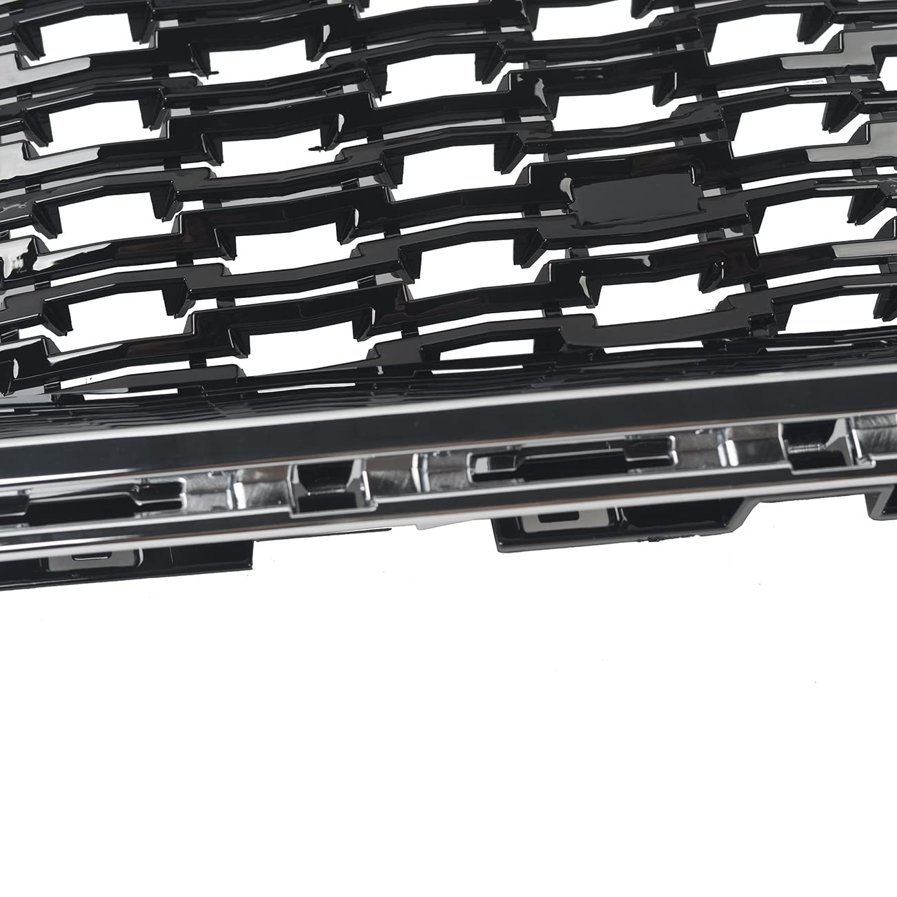 2014-2015 Chevrolet Malibu Front Upper & Center Grill Bumper Grille Replacement - Compatible with GM1200682C & GM1200675C - Durable US Built Car Accessory for Enhanced Vehicle Appearance & Protection