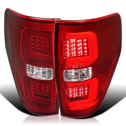 Chrome Housing Red Lens