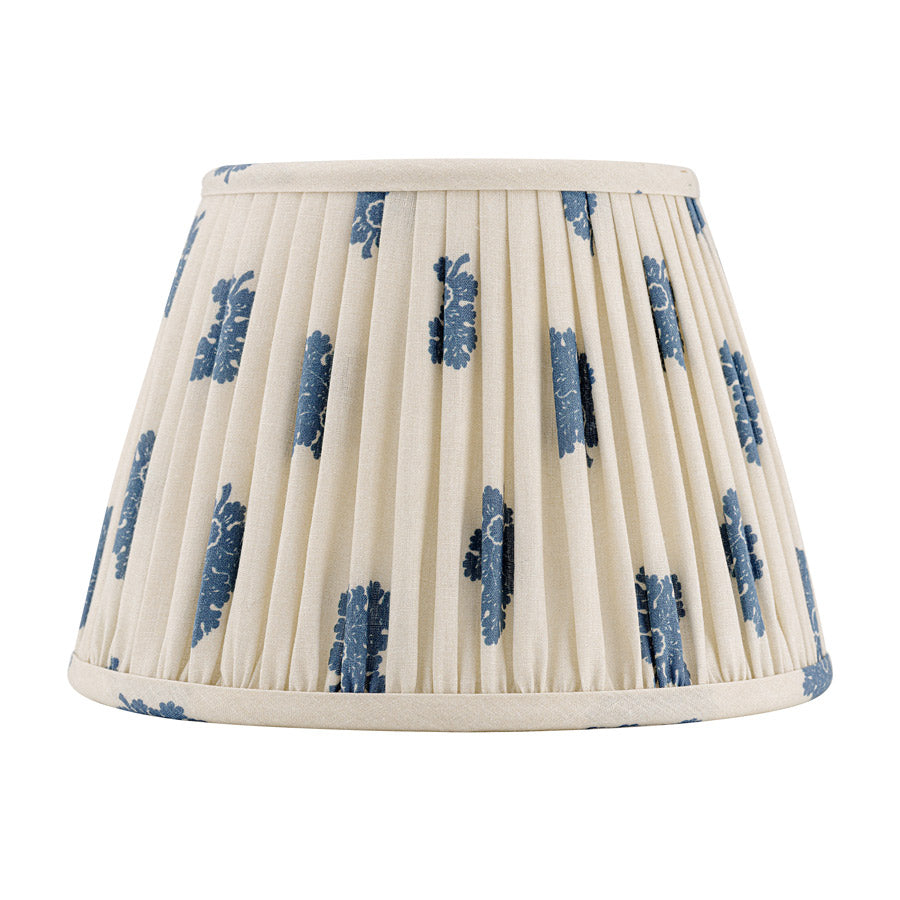 D'Arbres Linen Gathered Lampshade - Elegant Handmade Linen Lamp Shade for Bedroom, Living Room & Nursery Decor - Perfect for Boho, Farmhouse & Vintage Style Home Lighting