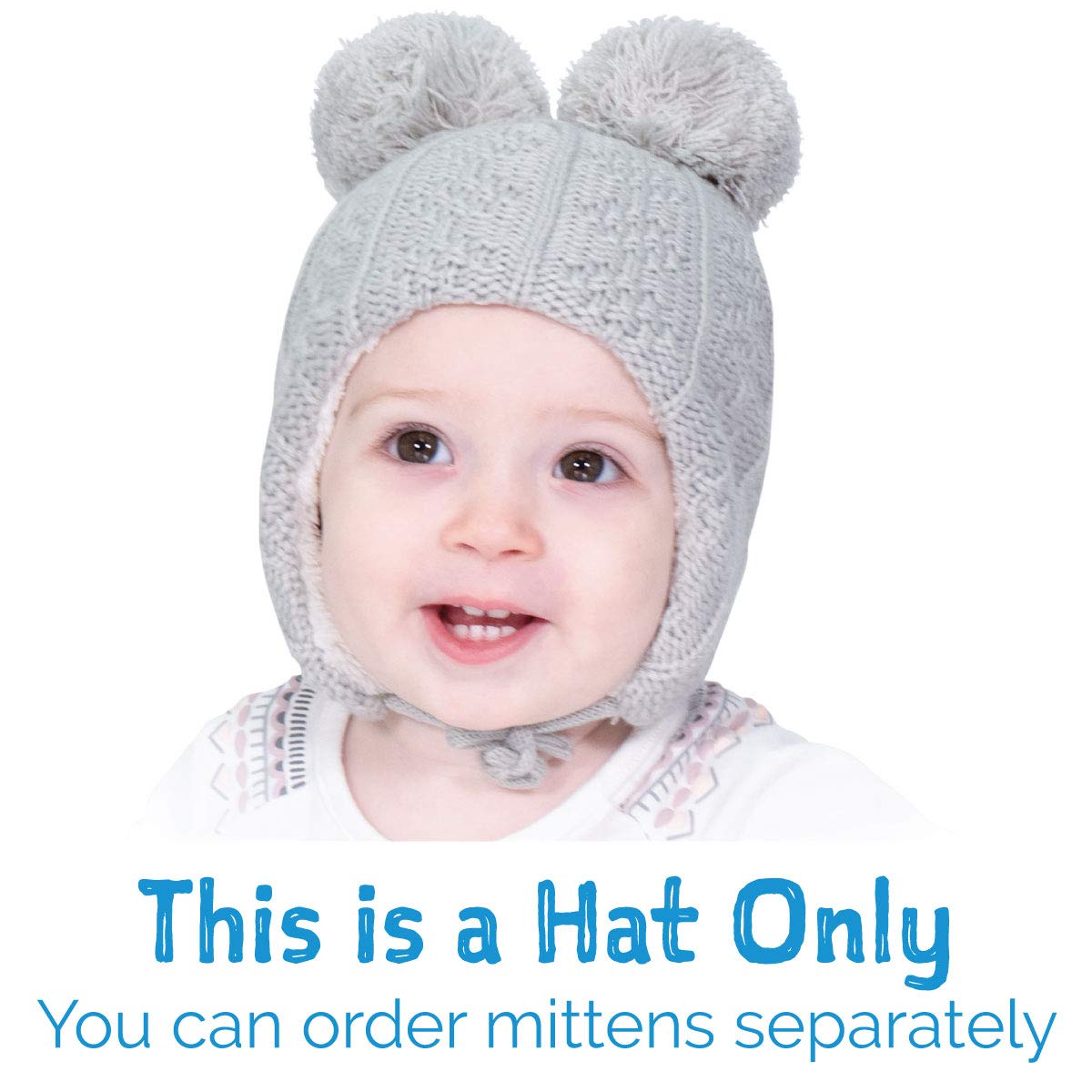 JAN & JUL Baby Bear Knit Winter Hat for Toddlers - Soft Warm Beanie for Infants & Kids - Perfect for Cold Weather, Outdoor Play & Family Photos
