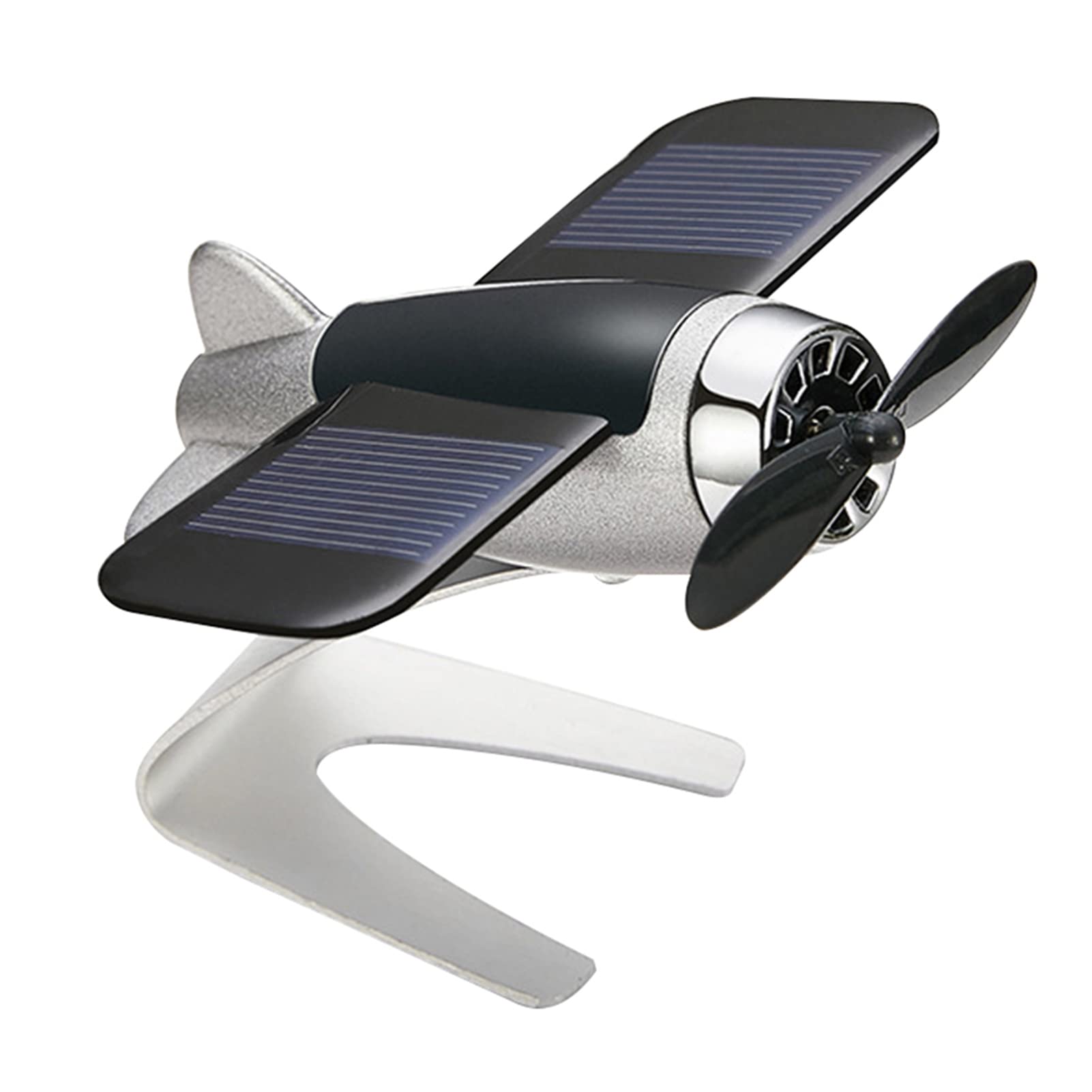 Solar Powered Rotating Spiral Plane Car Air Freshener - Aromatherapy Diffuser for Cars & Desktops | Gift for Men, Women & Car Enthusiasts | Perfect for Home, Office & Vehicle Interior Decoration