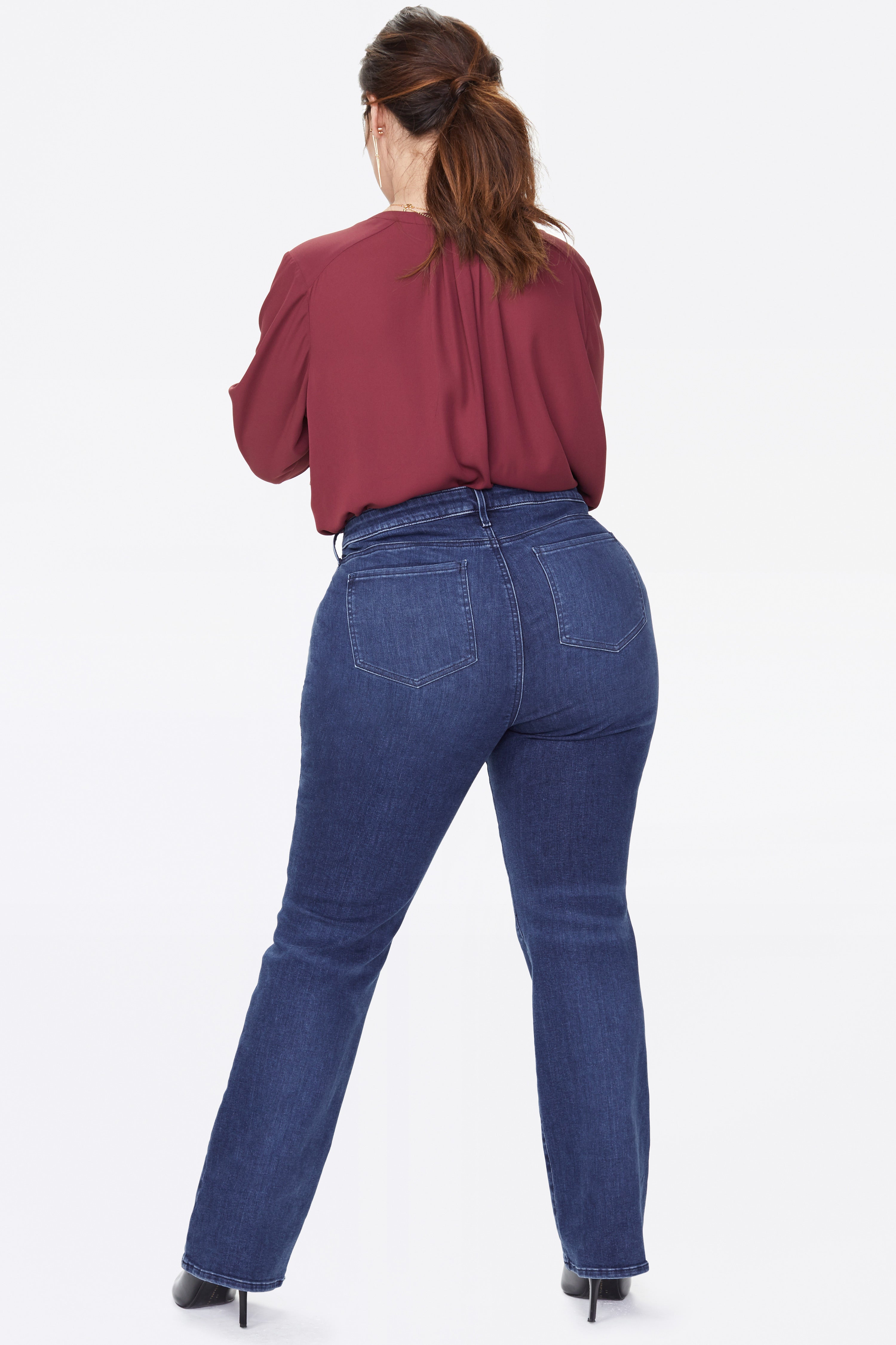 Barbara Bootcut Jeans for Women - Plus Size Stretch Denim Pants with Comfortable Fit (Sizes 14-24) - Perfect for Casual Wear, Office & Everyday Outfits