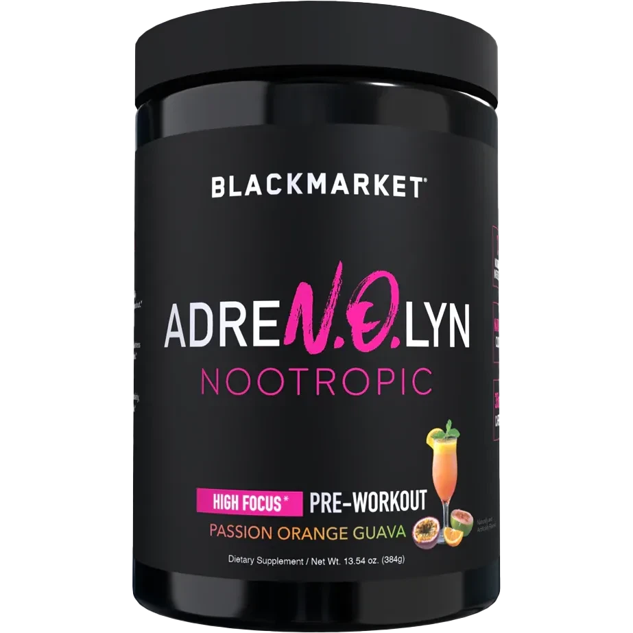AdreN.O.lyn Premium Nootropic Supplement for Focus & Memory - Brain Booster for Students, Professionals & Gamers - Enhance Cognitive Performance & Mental Clarity