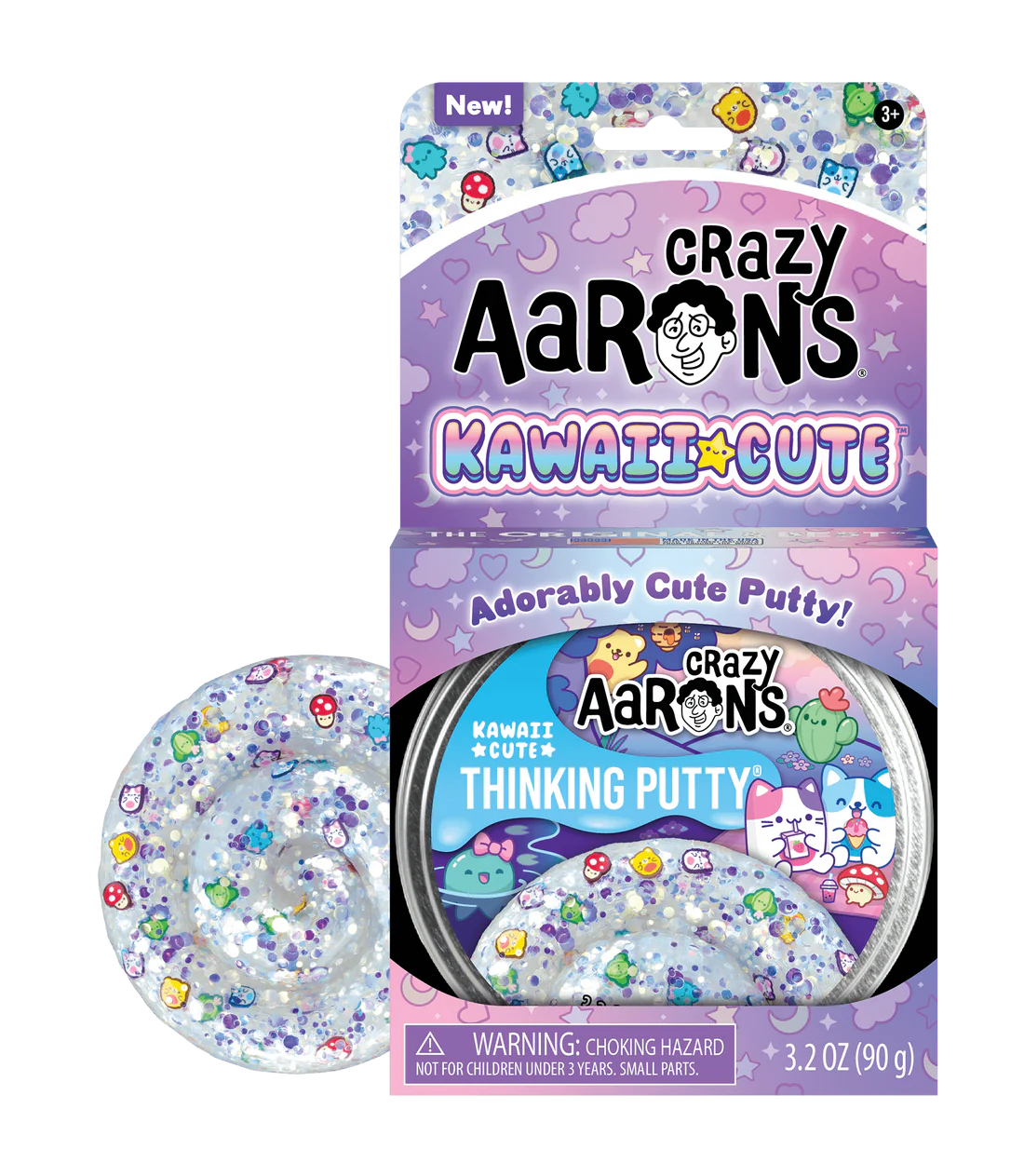 Crazy Aarons Trendsetters Putty - Kawaii Cute Sensory Stress Relief Toy for Kids & Adults - Perfect for Anxiety Relief, Office Desk Fidgeting, and Classroom Focus