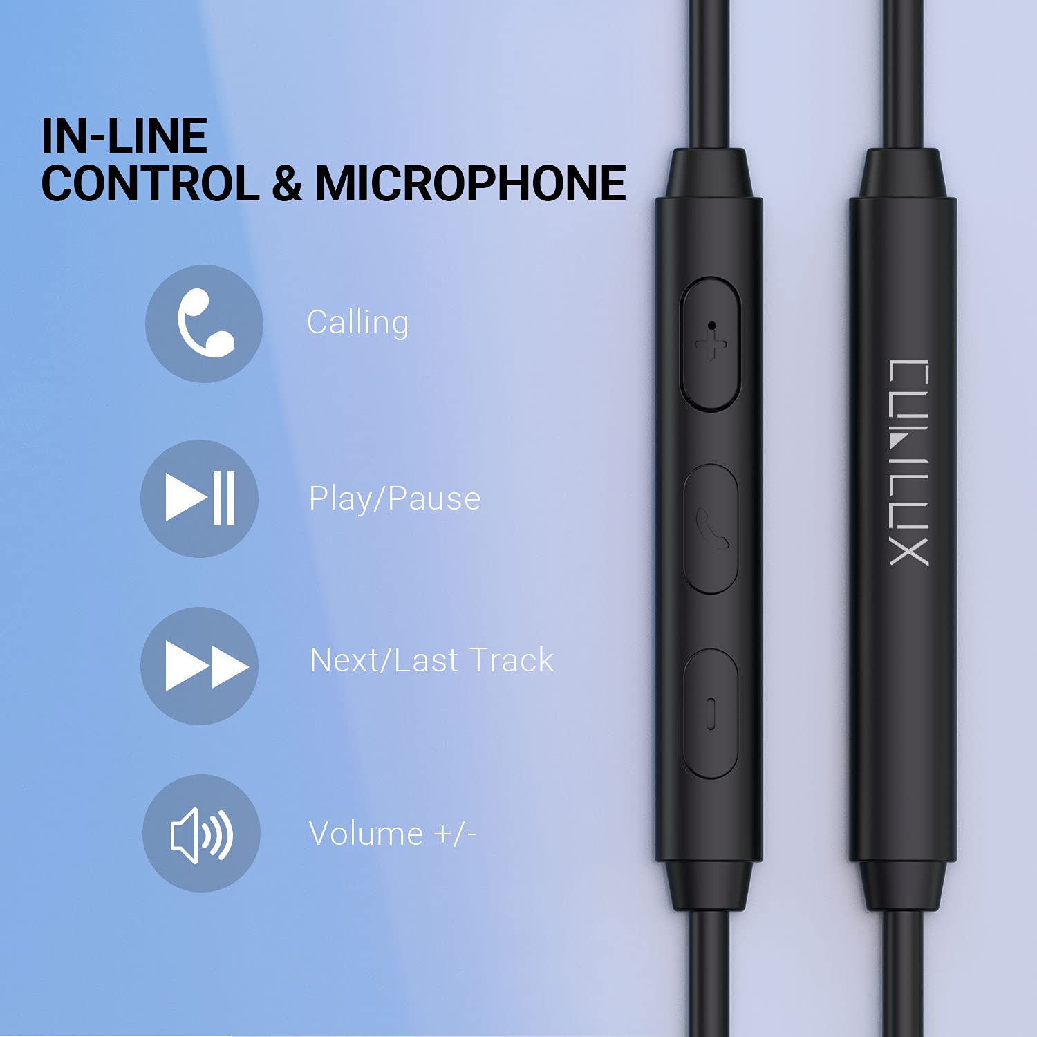 Cubilux USB C Headphones with Microphone [192KHz/24-bit Hi-Res DAC] - Type C Wired Earphones Compatible with iPhone 16/15 Pro Max, iPad Pro, Samsung Galaxy S25/S24/S23 & Android Phones - 4ft Black Cable for Gaming, Music & Calls