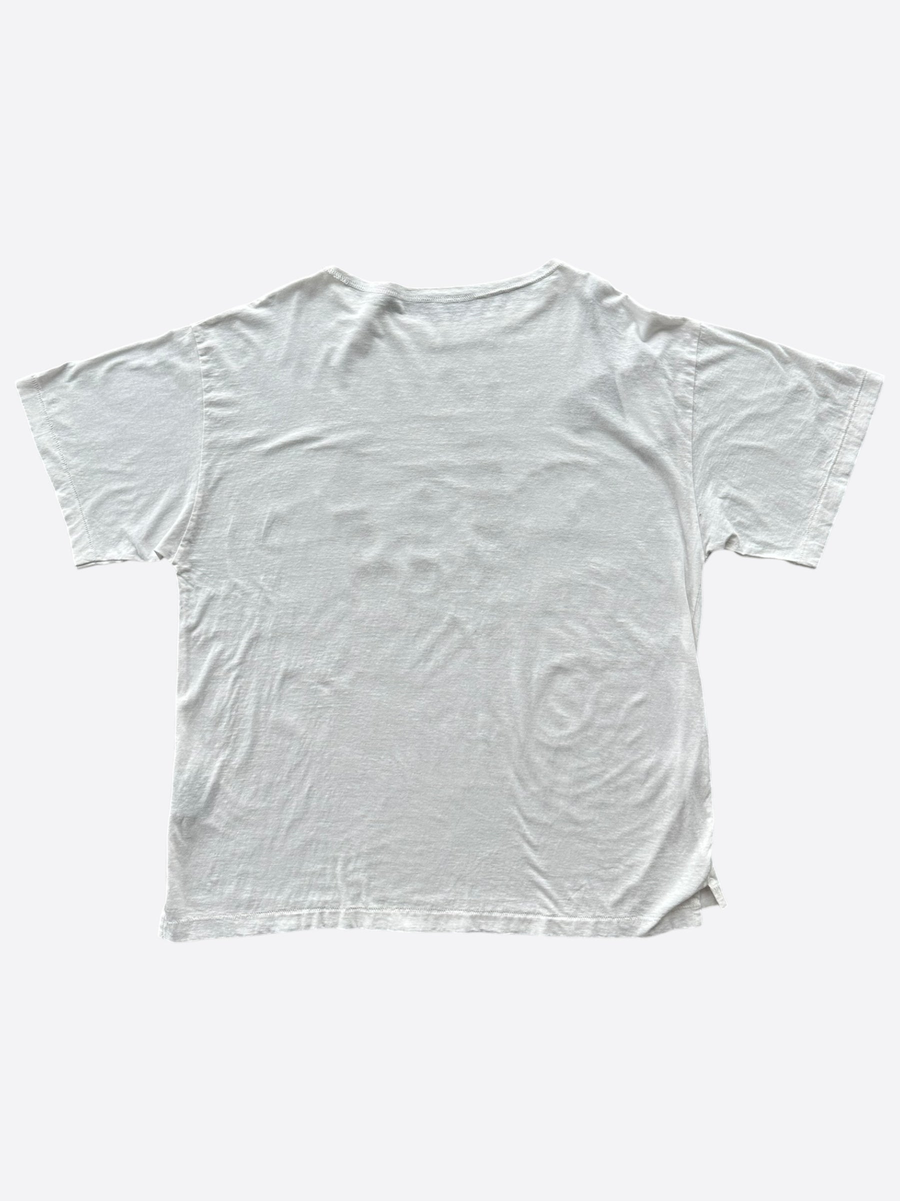 Dior Cactus Jack White & Brown Logo T-Shirt for Men - Streetwear Fashion Tee for Casual Wear & Hip Hop Style