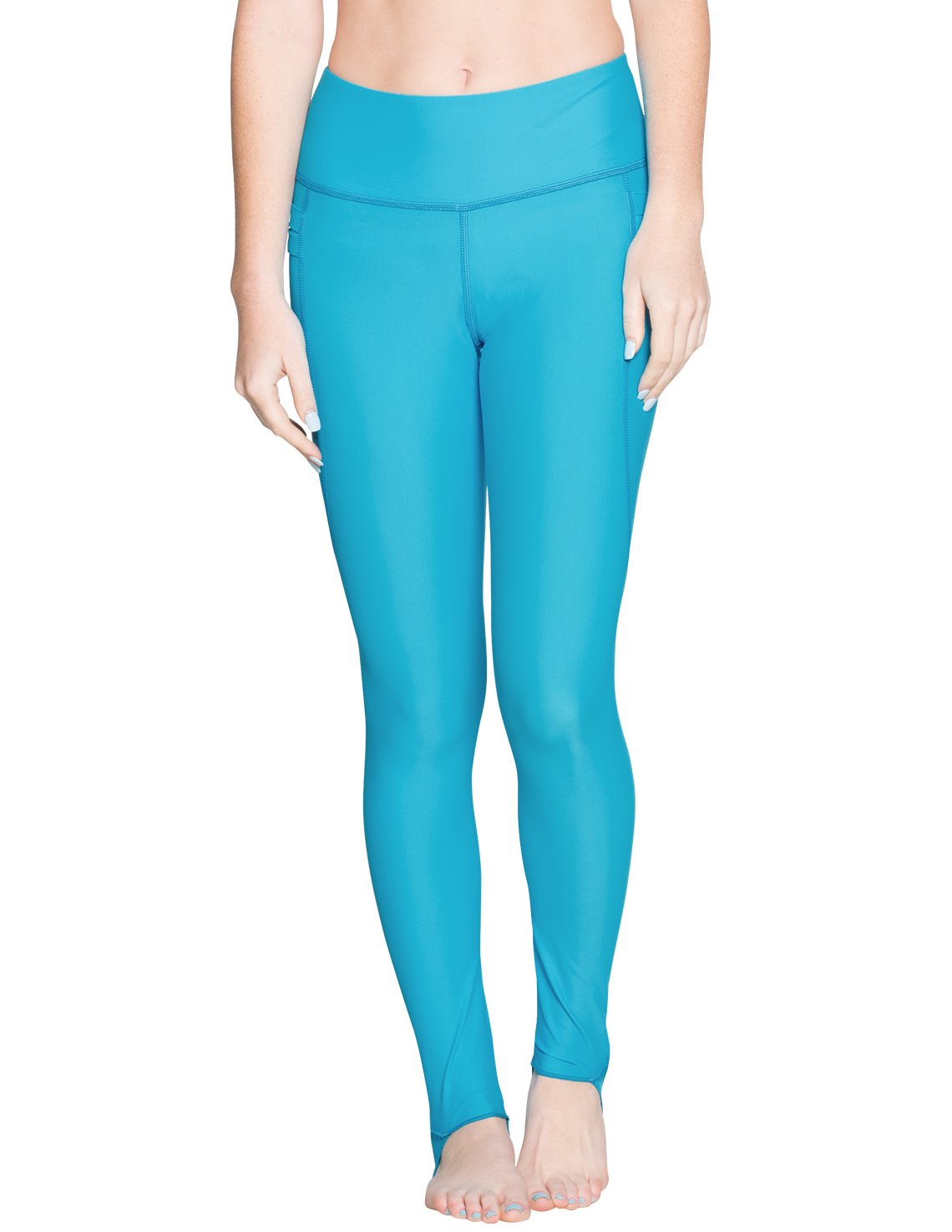 Tuga Women's Snorkel Swim Leggings - UPF 50+ Sun Protection, High Waist Swim Tights, Quick Dry & Chlorine Resistant - Made in USA - Perfect for Snorkeling, Beach Yoga & Water Sports