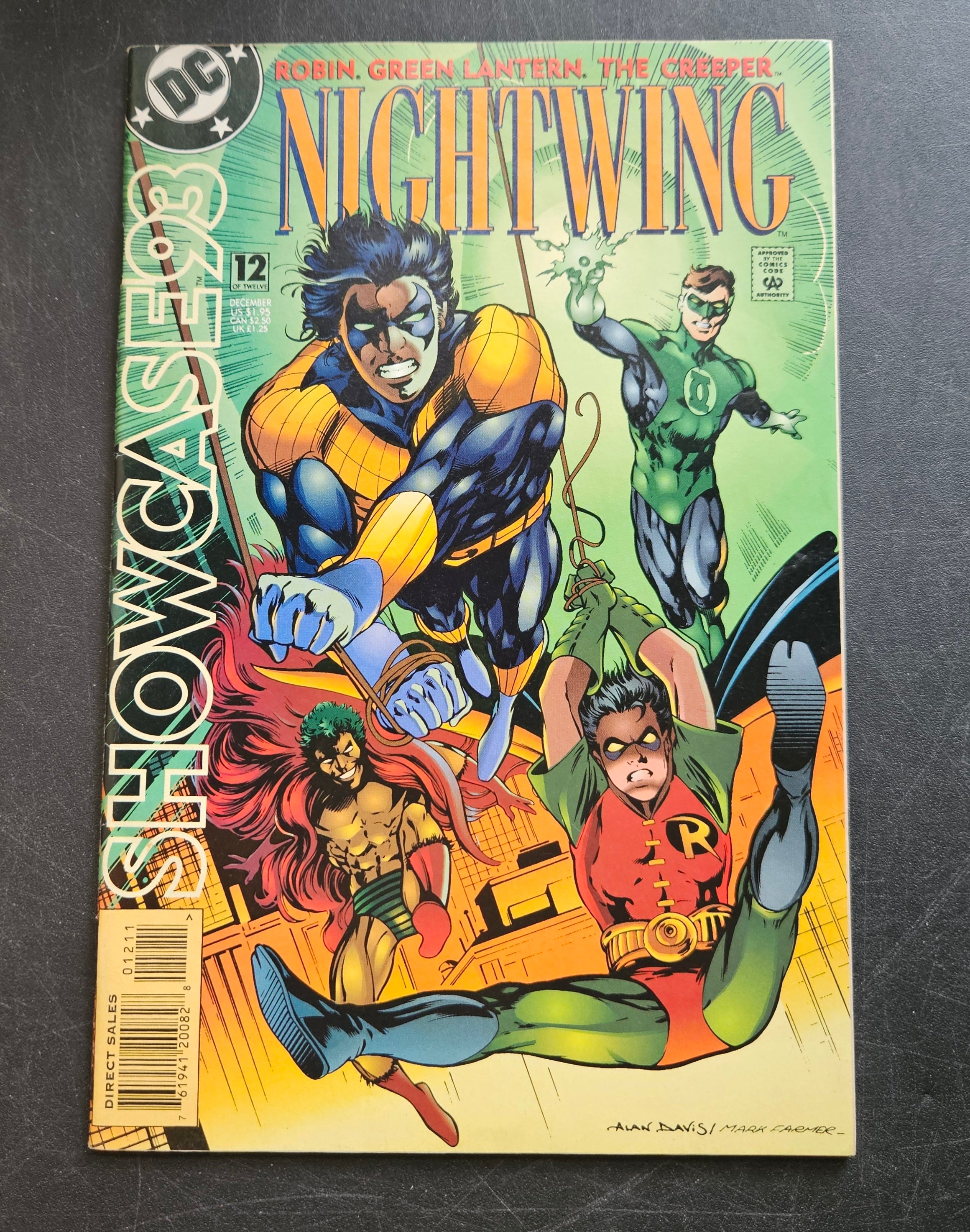 Nightwing Vol. 1 #12 Showcase '93 DC Comic Book - December 1993 Edition - Perfect for Collectors & DC Fans - Great for Display, Gifts, and Comic Book Collections