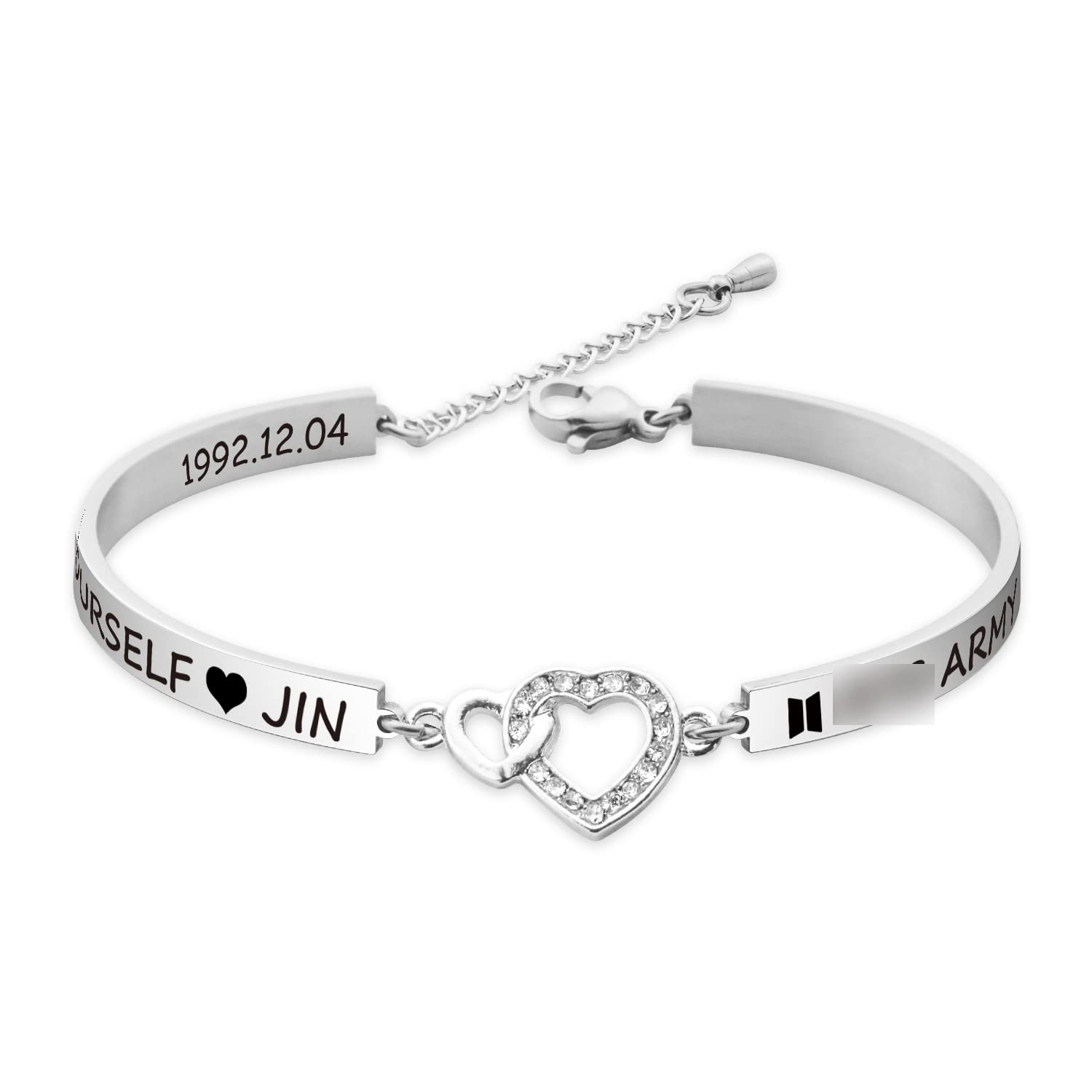 BTS Bangtan Boys Love Yourself Bracelet - Kpop BTS ARMY Fan Gift, BTS Merchandise for Fans, Unisex Korean Music Band Jewelry - Perfect for Concerts, Birthdays, and Kpop Collectors
