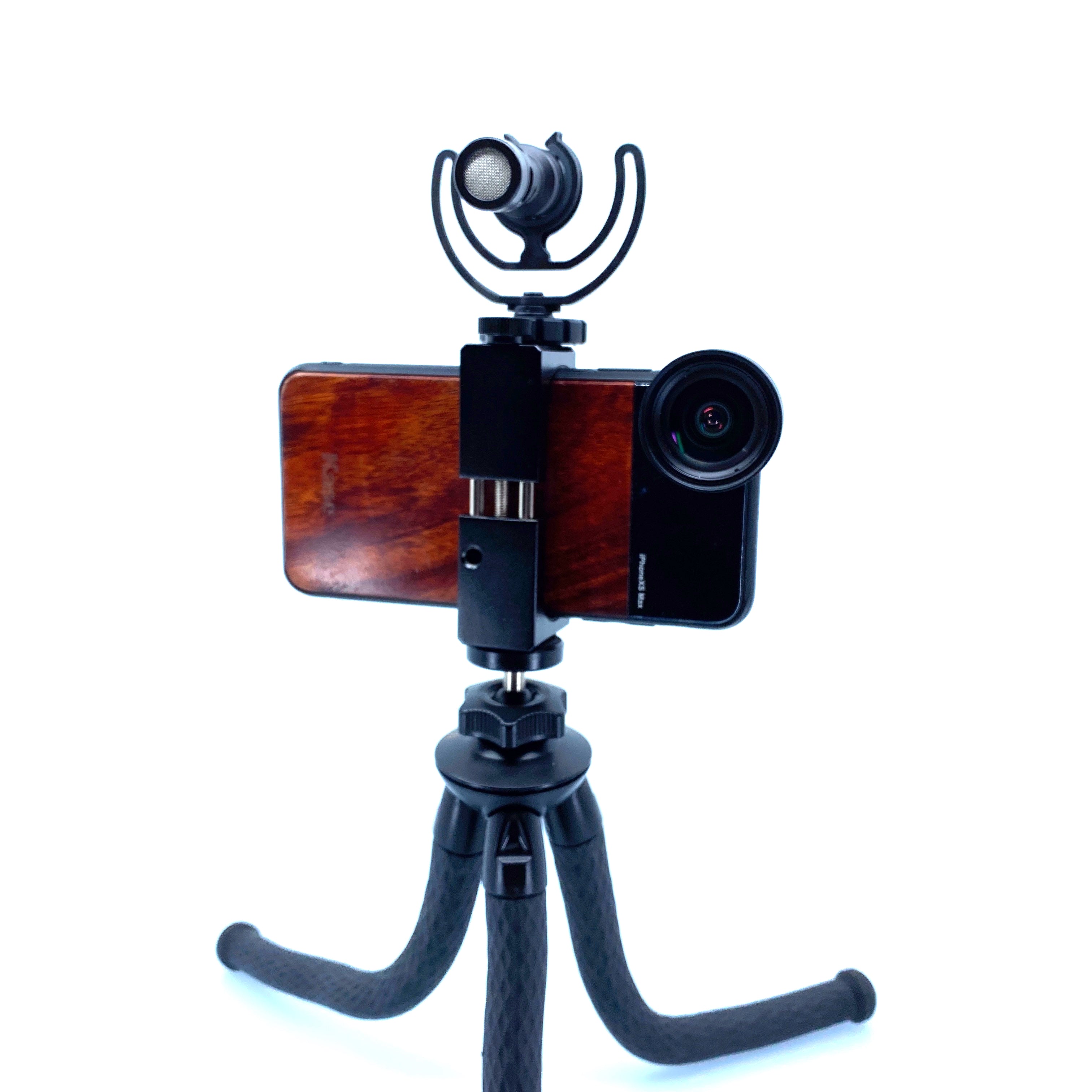 iOgrapher Smartphone Mount with Universal Shoe Mount - Perfect for Vlogging, Filmmaking & Mobile Photography