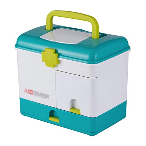 Portable Multilayer Medicine Storage Box for Home & Travel First Aid