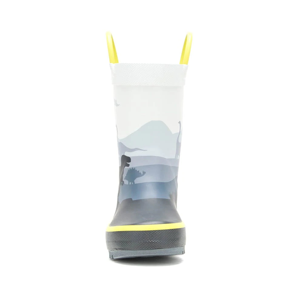 Kamik Dino Toddler Rain Boots - Waterproof Kids Rain Boots for Boys & Girls - Perfect for Puddle Jumping, Outdoor Play & Rainy Day Adventures