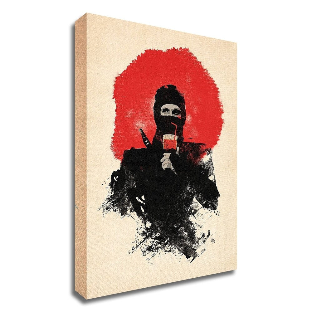 American Ninja by Robert Farkas - Premium Canvas Wall Art Print - Ready to Hang - Perfect for Home Decor, Office & Gift Giving