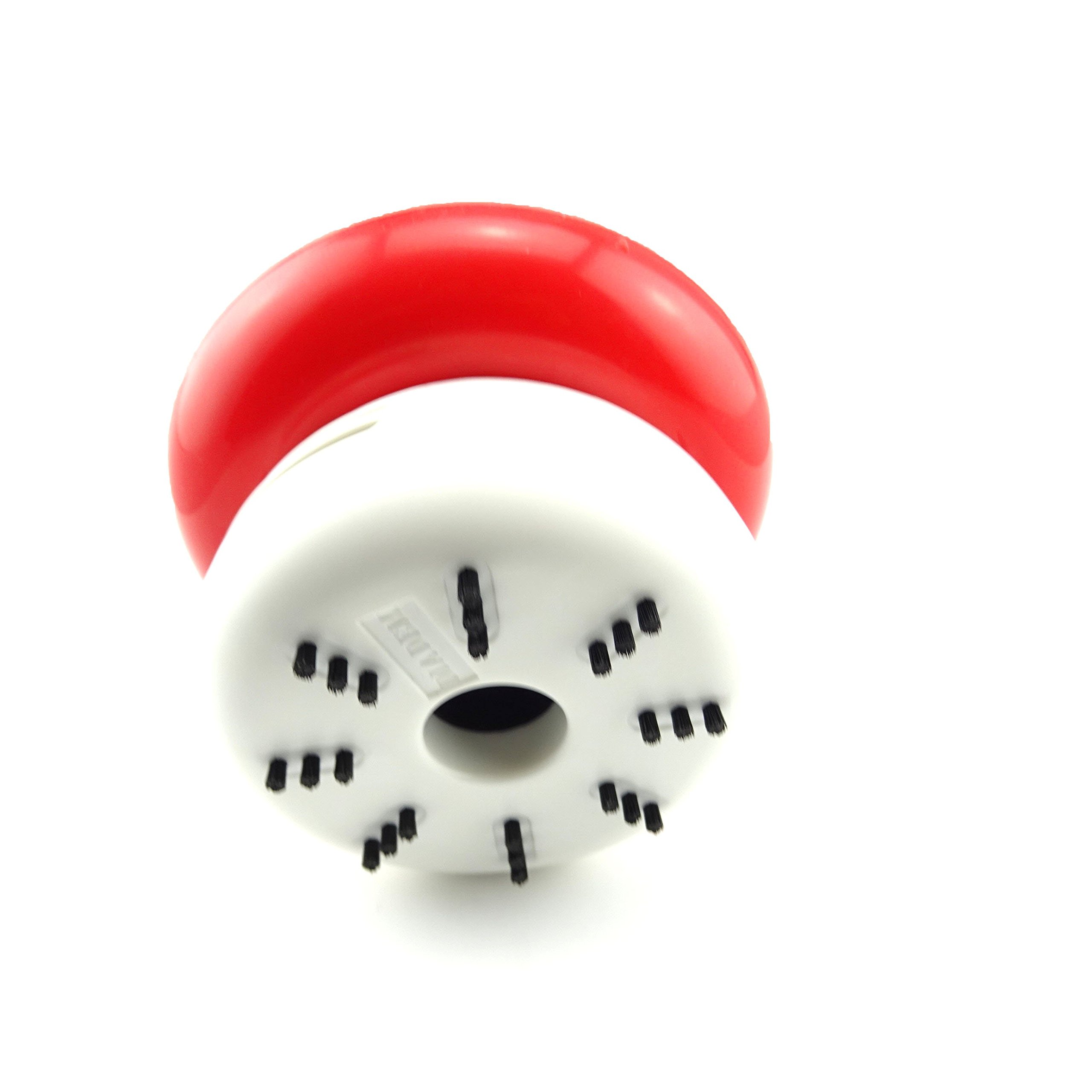 HONBAY Mini Mushroom Vacuum Cleaner - Portable Desk Dust Sweeper for Home & Office (Red)