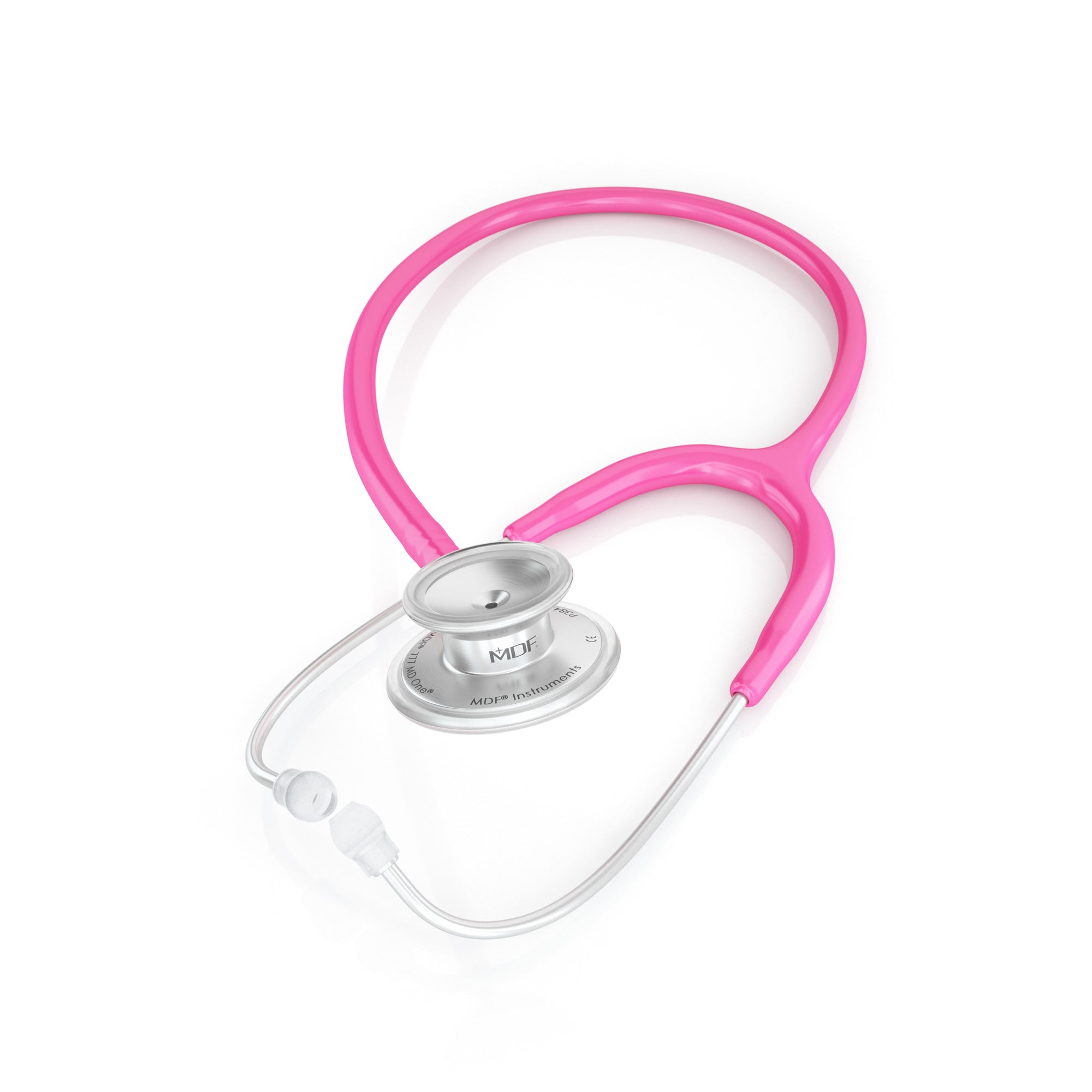MD One® Adult Stethoscope - Bright Pink | High-Quality Medical Stethoscope for Doctors, Nurses & Students | Perfect for Clinical Use, Patient Exams & Healthcare Training