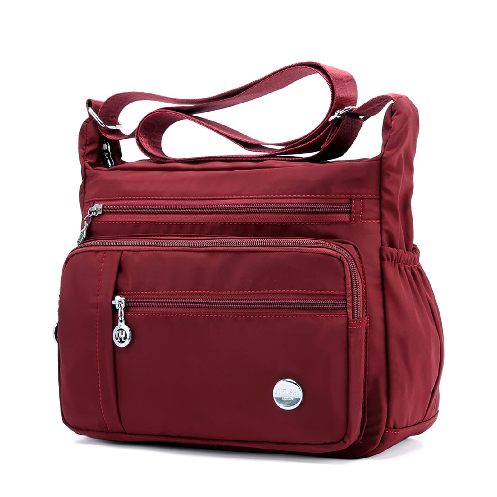 Blostirno Women's Waterproof Nylon Crossbody Bag - Lightweight Travel Shoulder Purse with Multiple Pockets for Everyday Use, Shopping & Outdoor Adventures