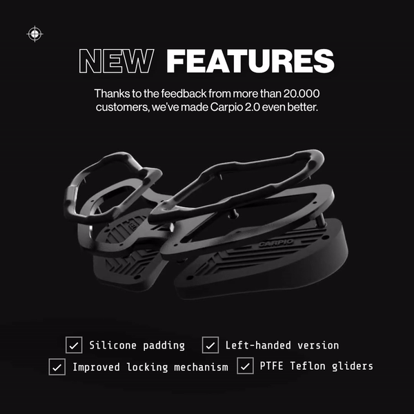 Carpio 2.0 Ergonomic Wrist Rest for Keyboard - Comfortable Support for Typing, Gaming & Office Work - Reduce Wrist Pain & Fatigue While Using Computer