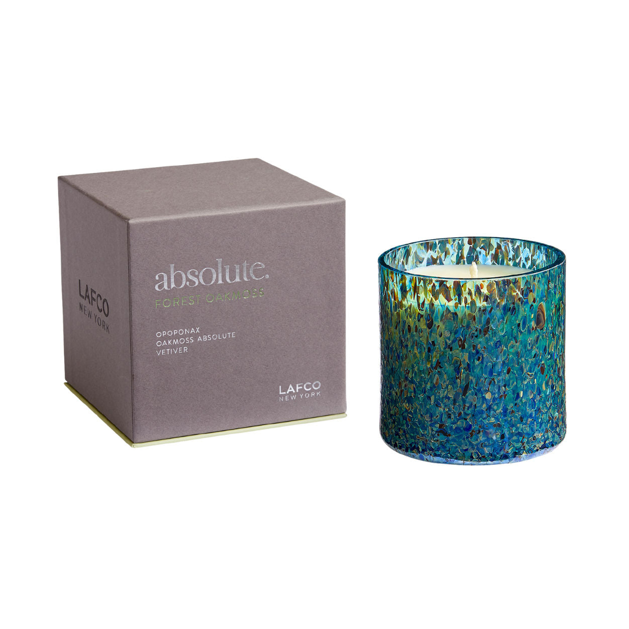 Absolute Forest Oakmoss Scented Candle - Natural Aromatherapy Soy Wax Candle for Home, Relaxation & Meditation - Perfect for Bedroom, Bathroom & Office