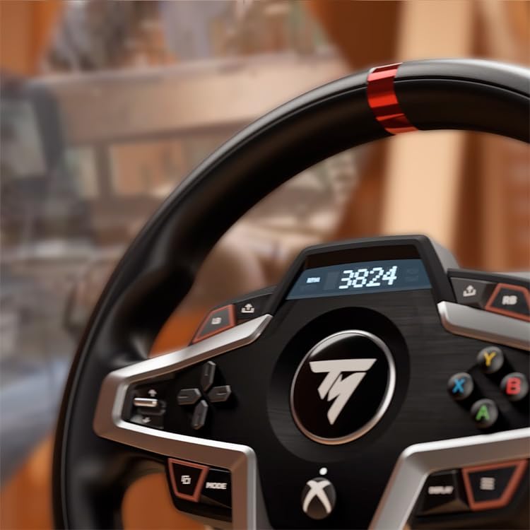 Thrustmaster T248X Racing Wheel with Magnetic Pedals - Hybrid Drive, Magnetic Paddle Shifters & Dynamic Force Feedback - Compatible with Xbox Series X/S, Xbox One & PC - Perfect for Sim Racing & Gaming Enthusiasts