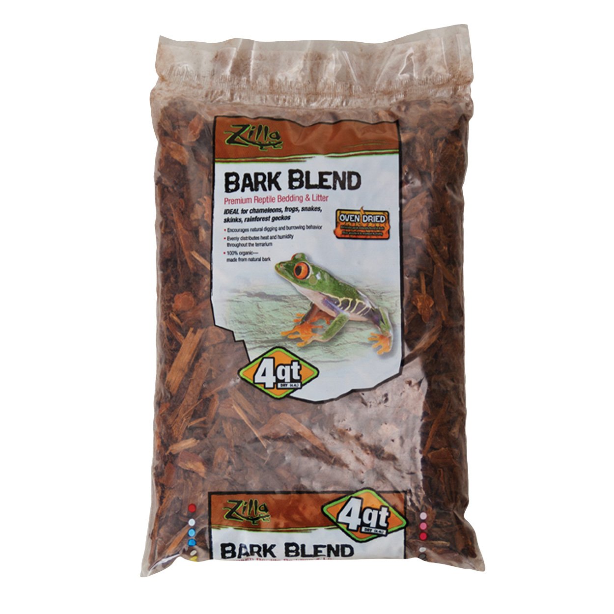 Premium Reptile & Exotic Pet Supplies - Rzilla Bark Blend Natural Substrate for Terrariums | Ideal for Snakes, Lizards & Amphibians | Moisture Retention & Burrowing Habitat