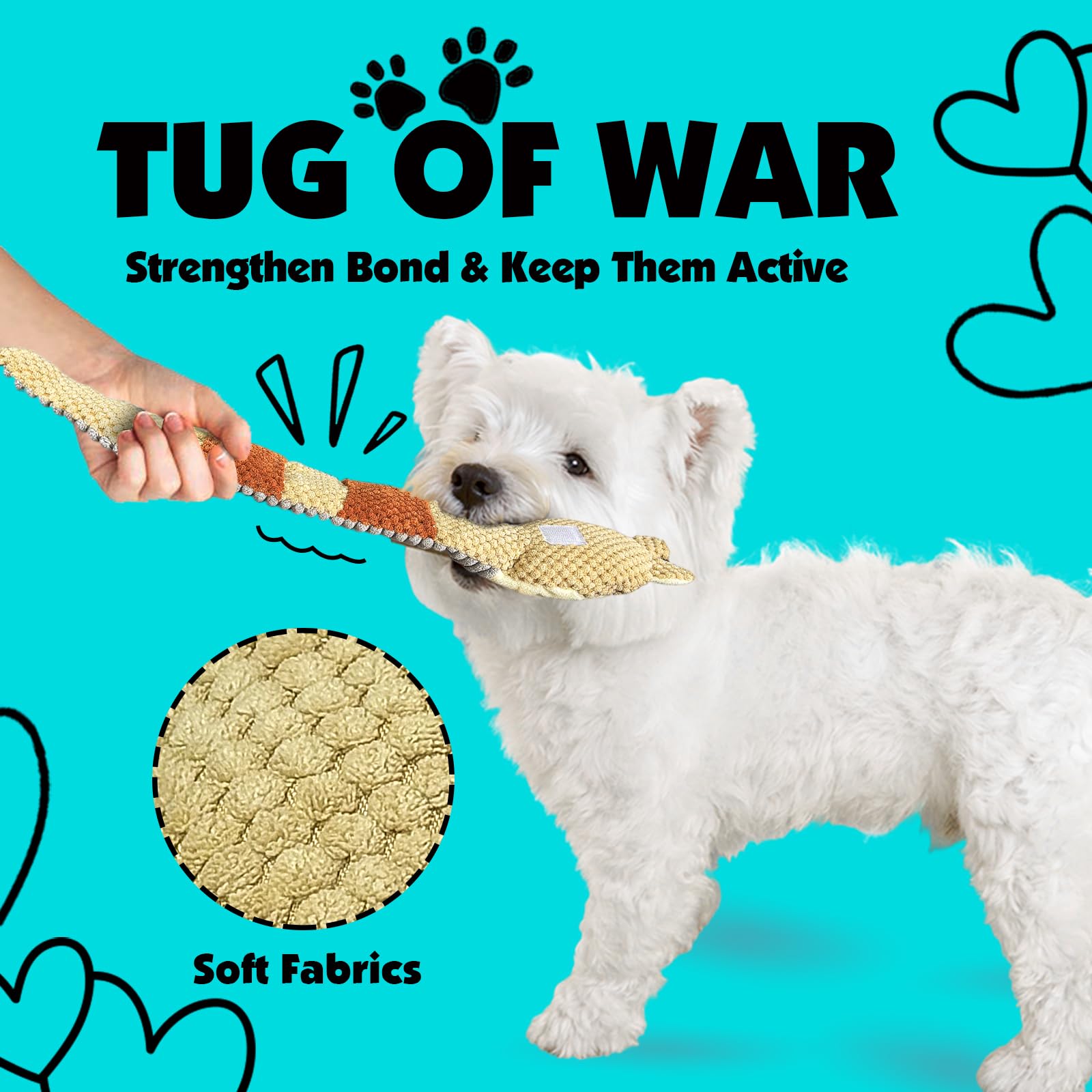 Interactive Squeaky & Crinkle Dog Puzzle Toys - IQ Training and Foraging Games for Mental Stimulation - Plush Chew Toys for Small, Medium, Large Dogs - Keep Pets Busy & Engaged (3 Pack) - Perfect for Boredom Relief, Separation Anxiety, and Indoor Playtime