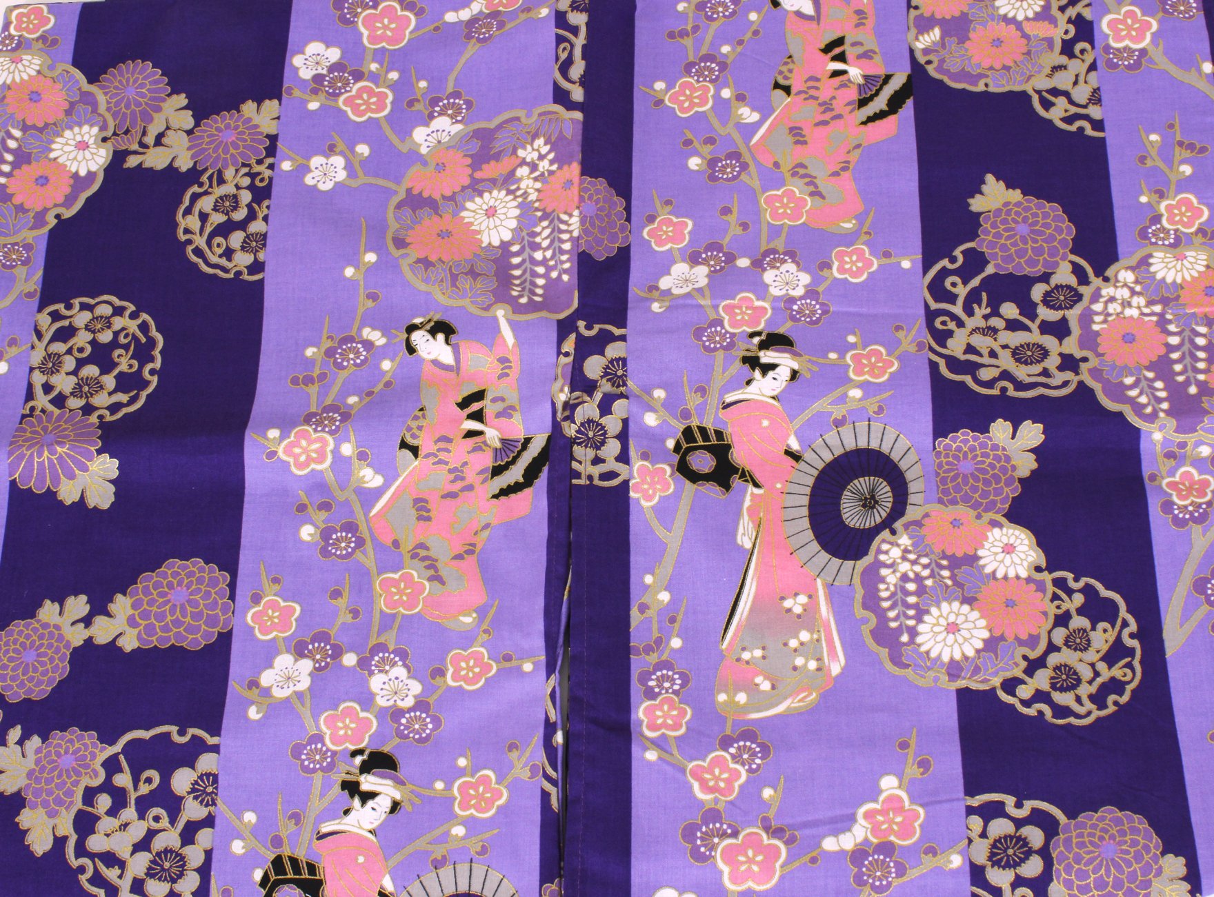 Women's Kimono Yukata Robe - Soft Cotton Sleepwear & Bathrobe (Small/54