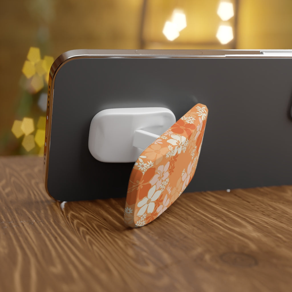 Groovy Pua Phone Grip - Non-Slip Phone Holder with Adhesive for iPhone & Samsung - Perfect for Selfies, Gaming & Daily Use